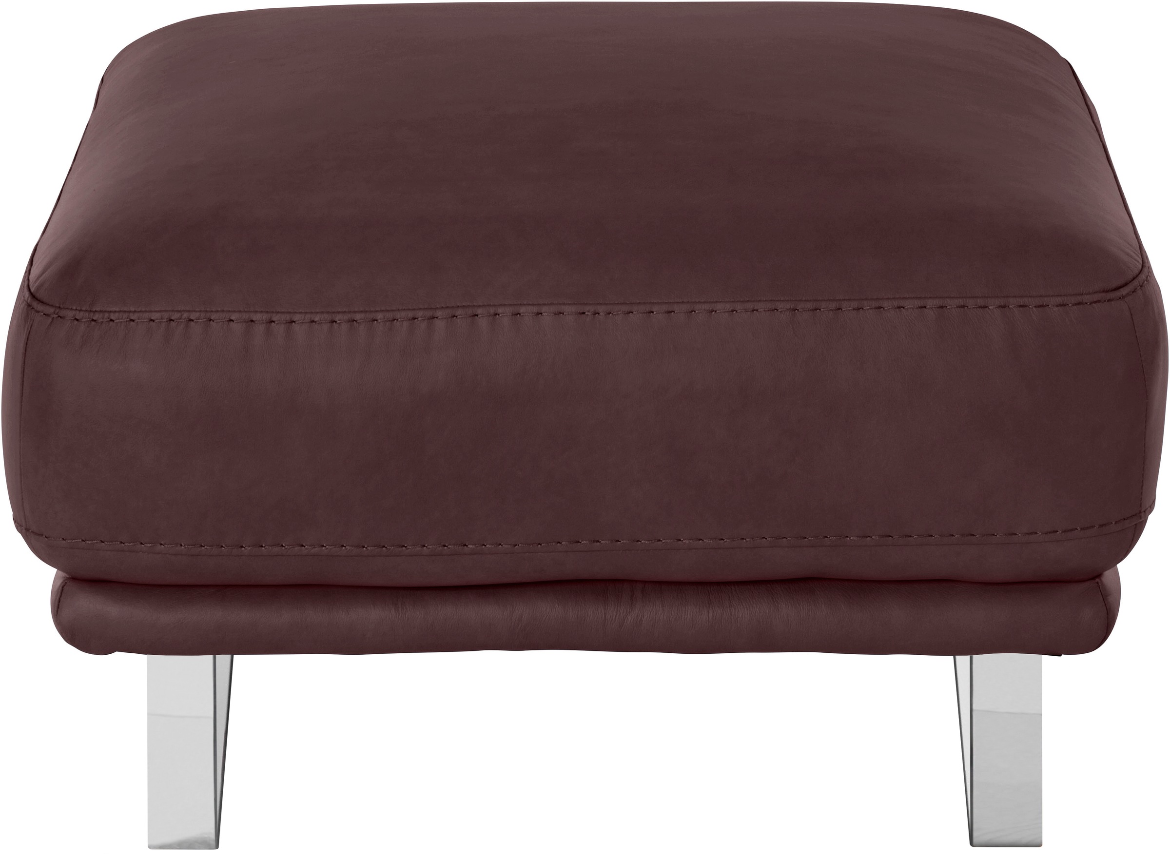 W.SCHILLIG Hocker »montanaa«, mit Metallkufen in Chrom glänzend, Breite 71 cm