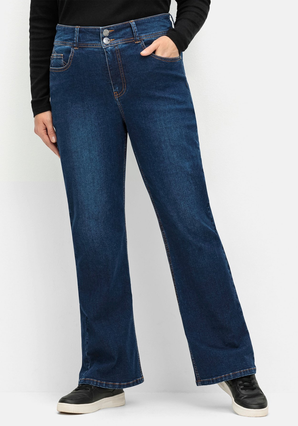 Sheego Bootcut-Jeans »Bootcut-Jeans im Curvy-Schnitt MANUELA«