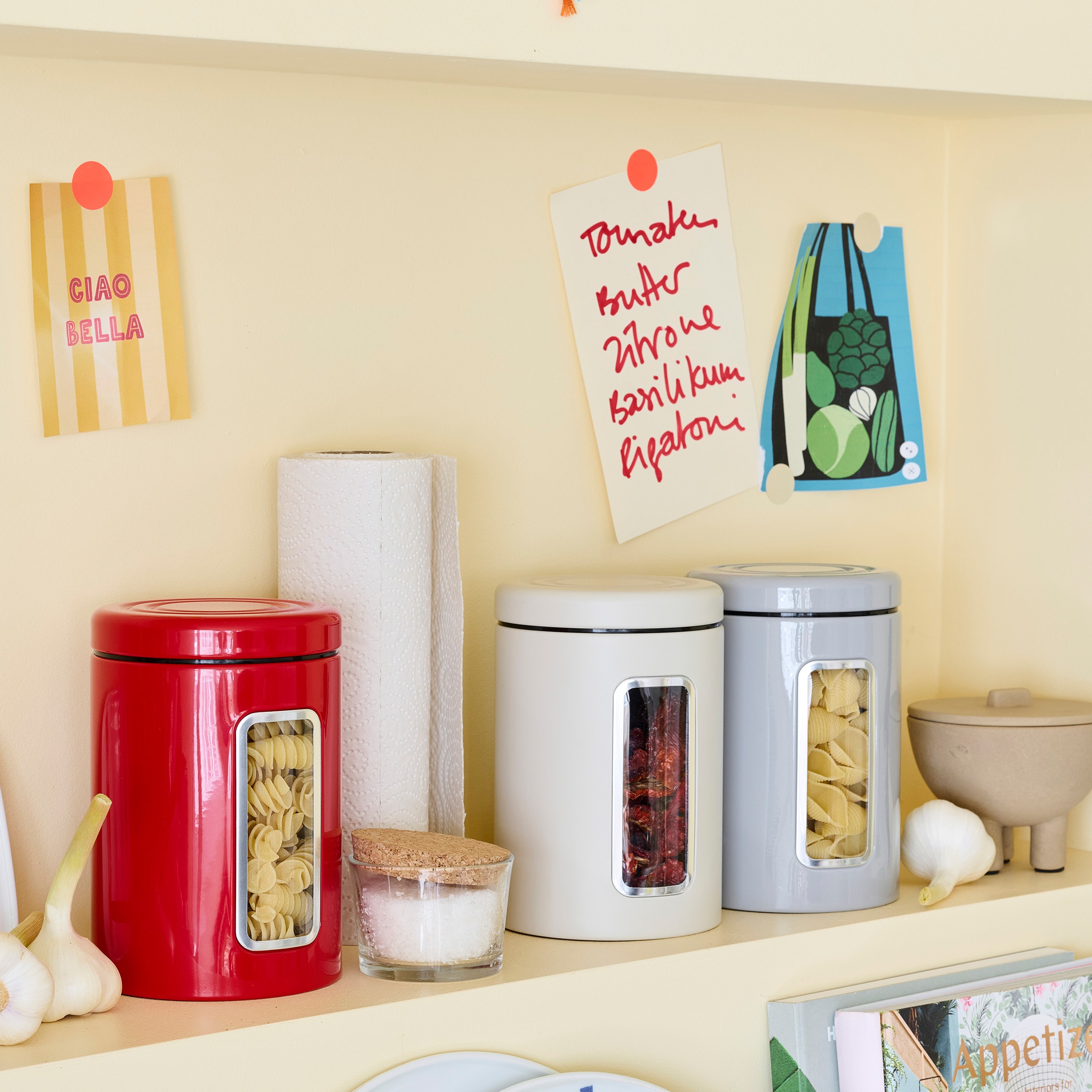 WESCO Vorratsdose »Classic Line« 1 Stk. tlg. Deckel mit Kunststoffring / Sichtfenster aus Acryl, 2 L