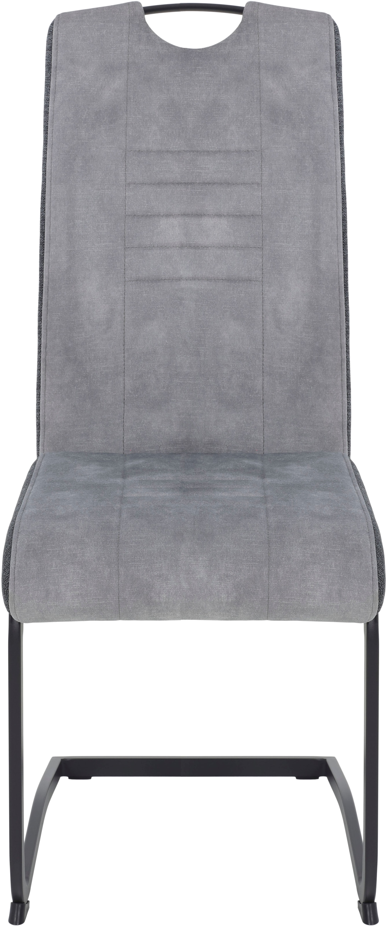 HELA Freischwinger »RIGA« (Set) 2 Stk.Freischwinger,Vierkantrohrgestell,mit Griff,Stoffkombination