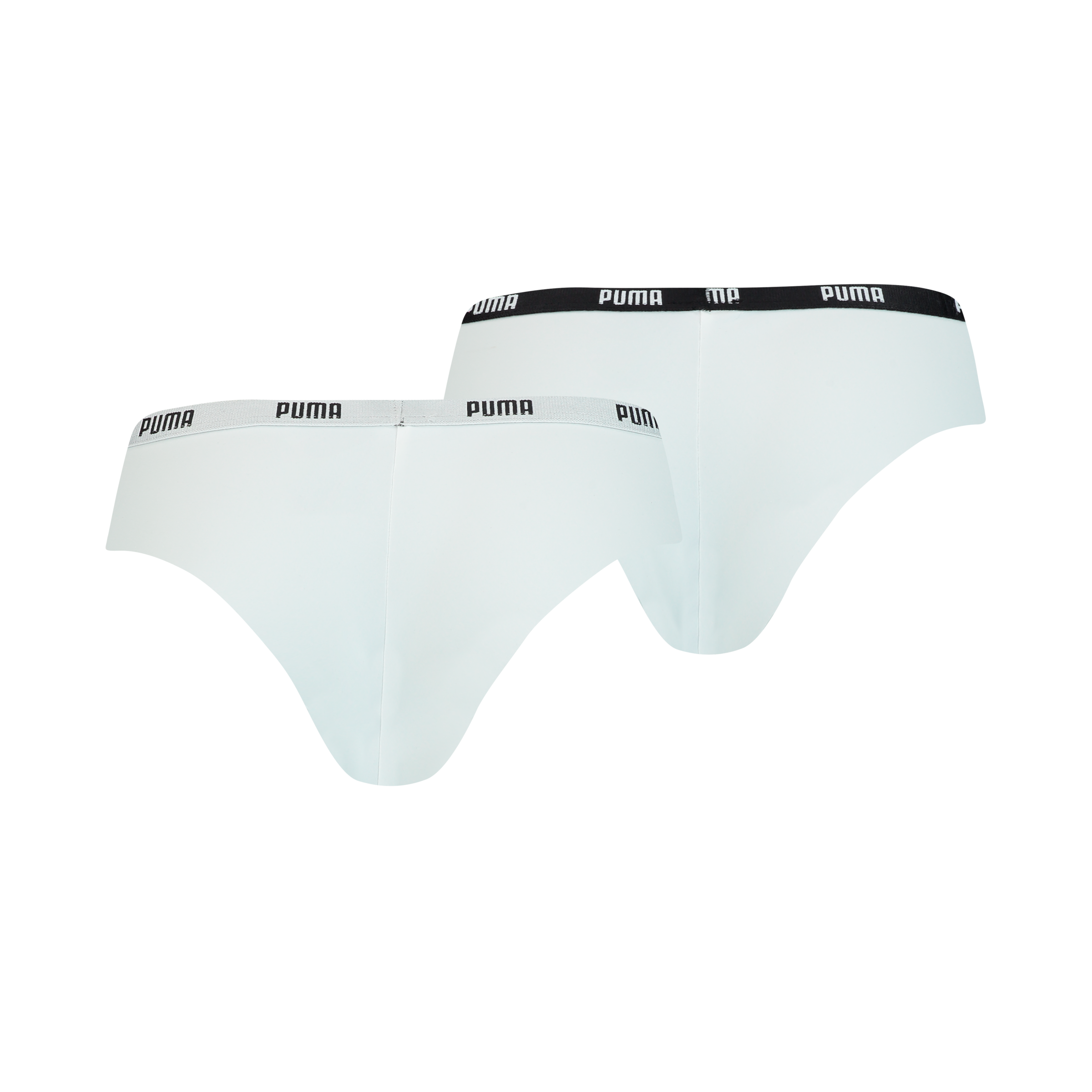 PUMA Brasilslip »PUMA WOMEN MICROFIBER BRAZILIAN 2P HANG«, (2er Pack), Mit elastischem Soft-Touch-Logobund