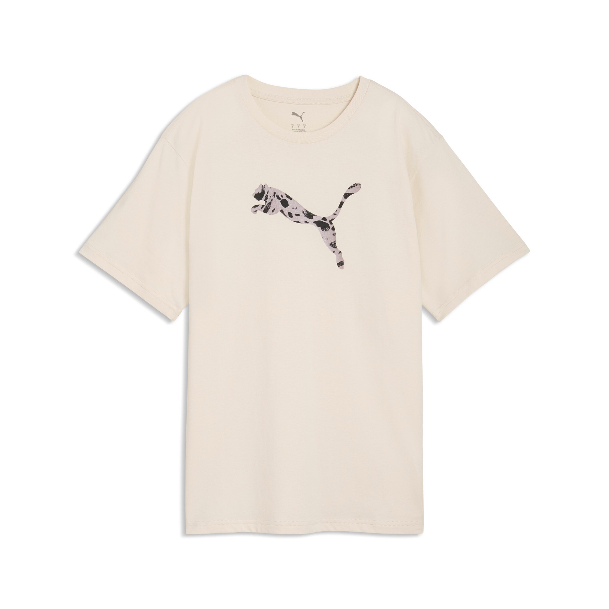 PUMA T-Shirt »ESS GRAPHIC ANIMAL RELAXED TEE« Kurzarm, mit sportlichem Print, aus Baumwolle, Rundhalsausschnitt