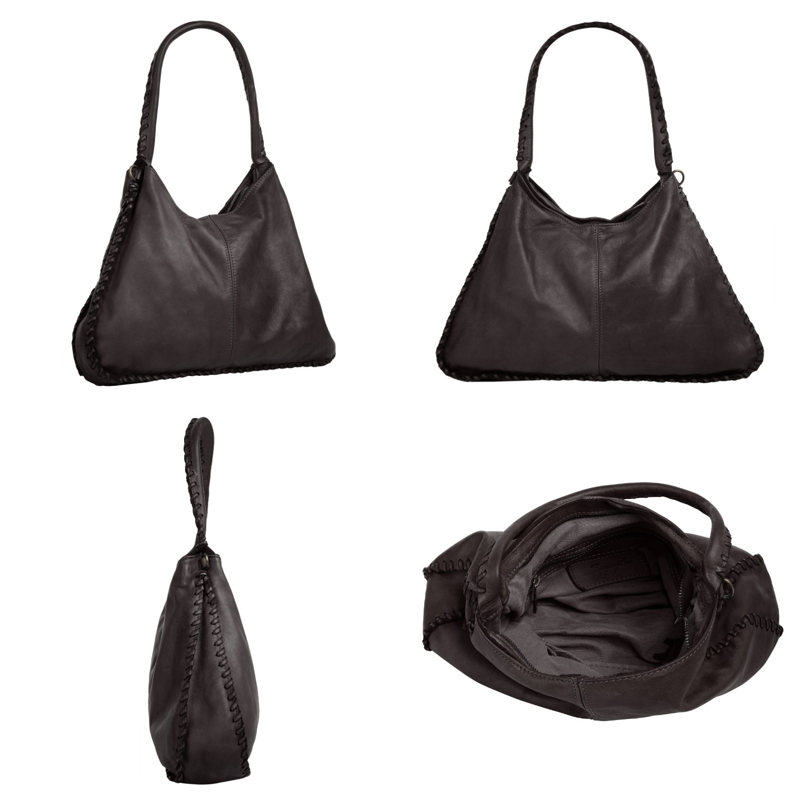 Samantha Look Shopper, echt Leder, Made in Italy
