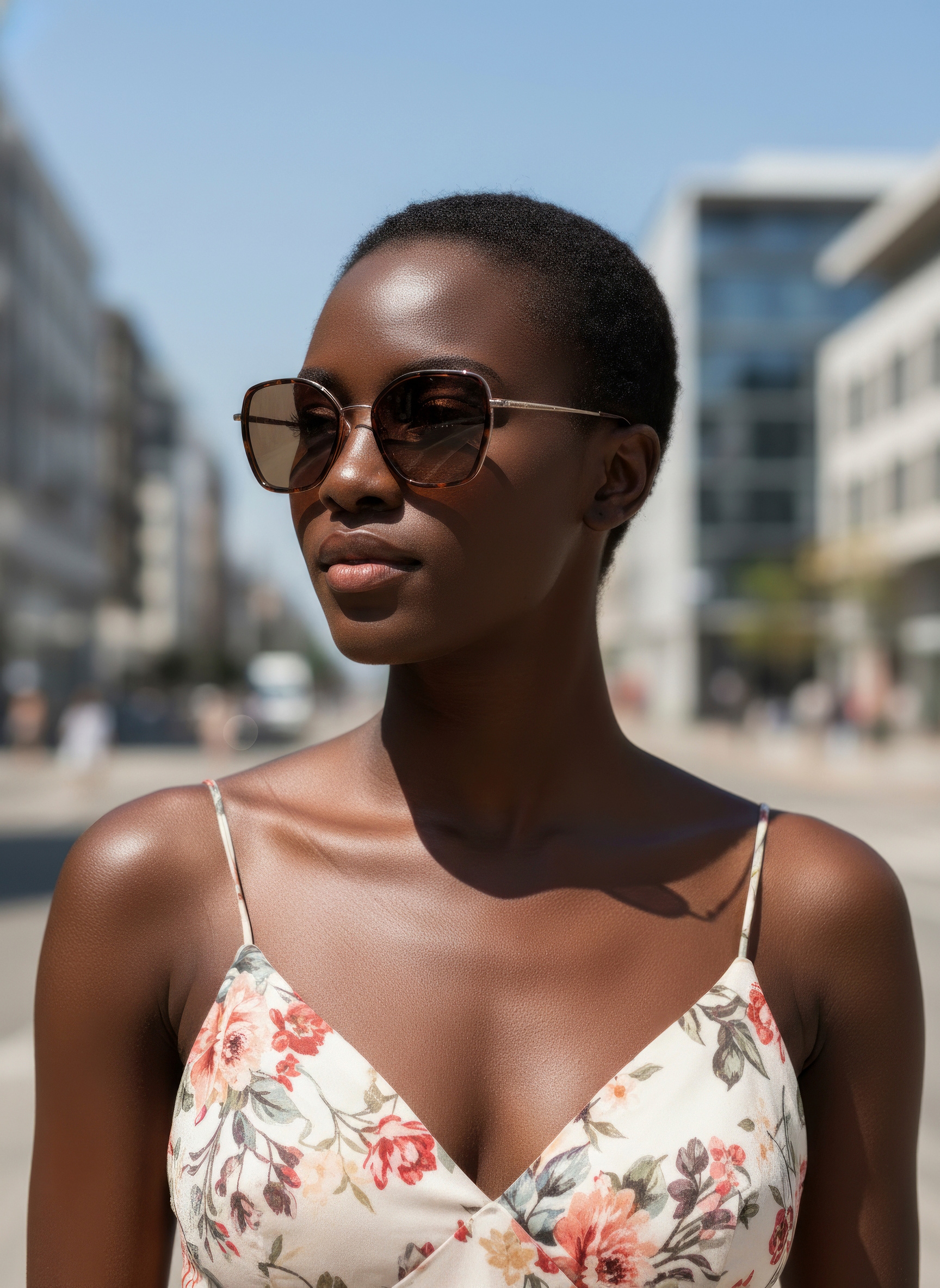 LASCANA Sonnenbrille Trendy Sonnenbrille mit UV Schutz, Damenbrille, Sonnenschutz