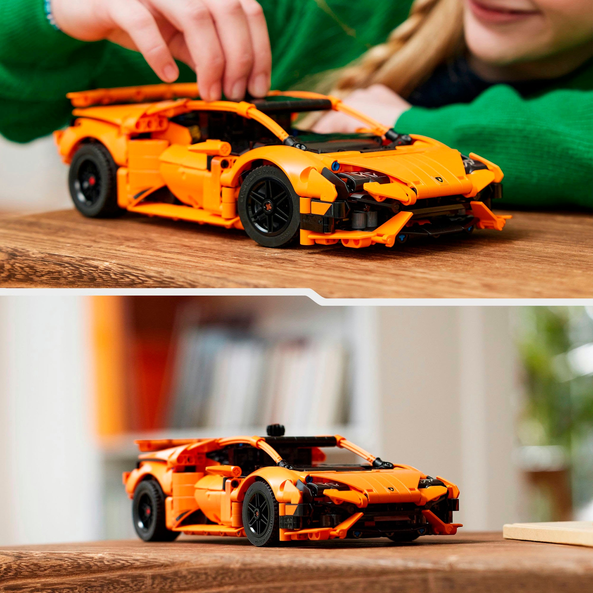 LEGO® Konstruktionsspielsteine »Lamborghini Huracán Tecnica Orange (42196), LEGO Technic«, (806 St.), Seltenes Set; Made in Europe