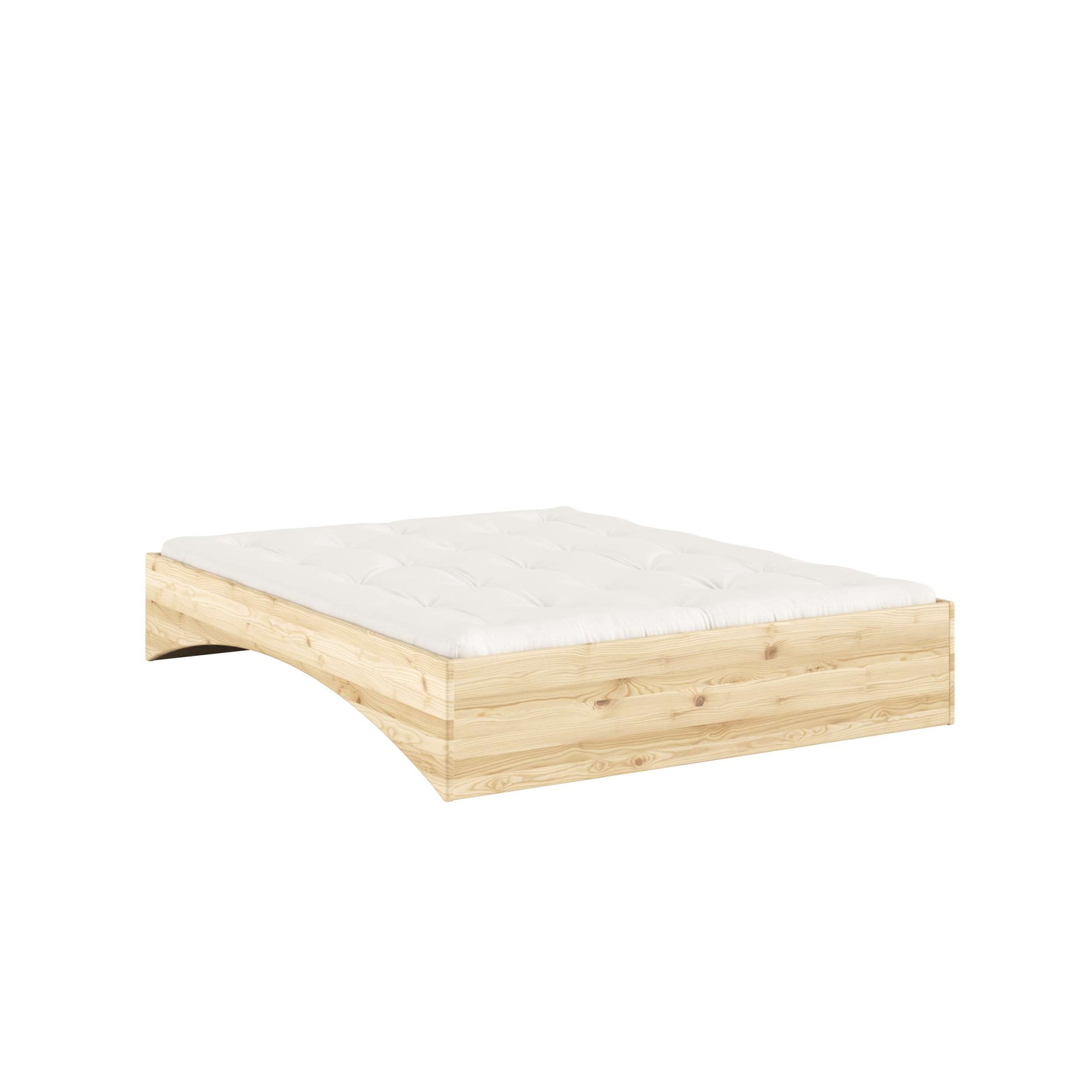 Karup Design Bettgestell »Orbit Bed, Massivholzbett, Futonbett, FSC®-zertifiziertem Massivholz« B/H/T ca: 144/164/184x35x205cm),  mehrere Größen, inklusive Lattenrost, ohne Matratze, Made in Europe