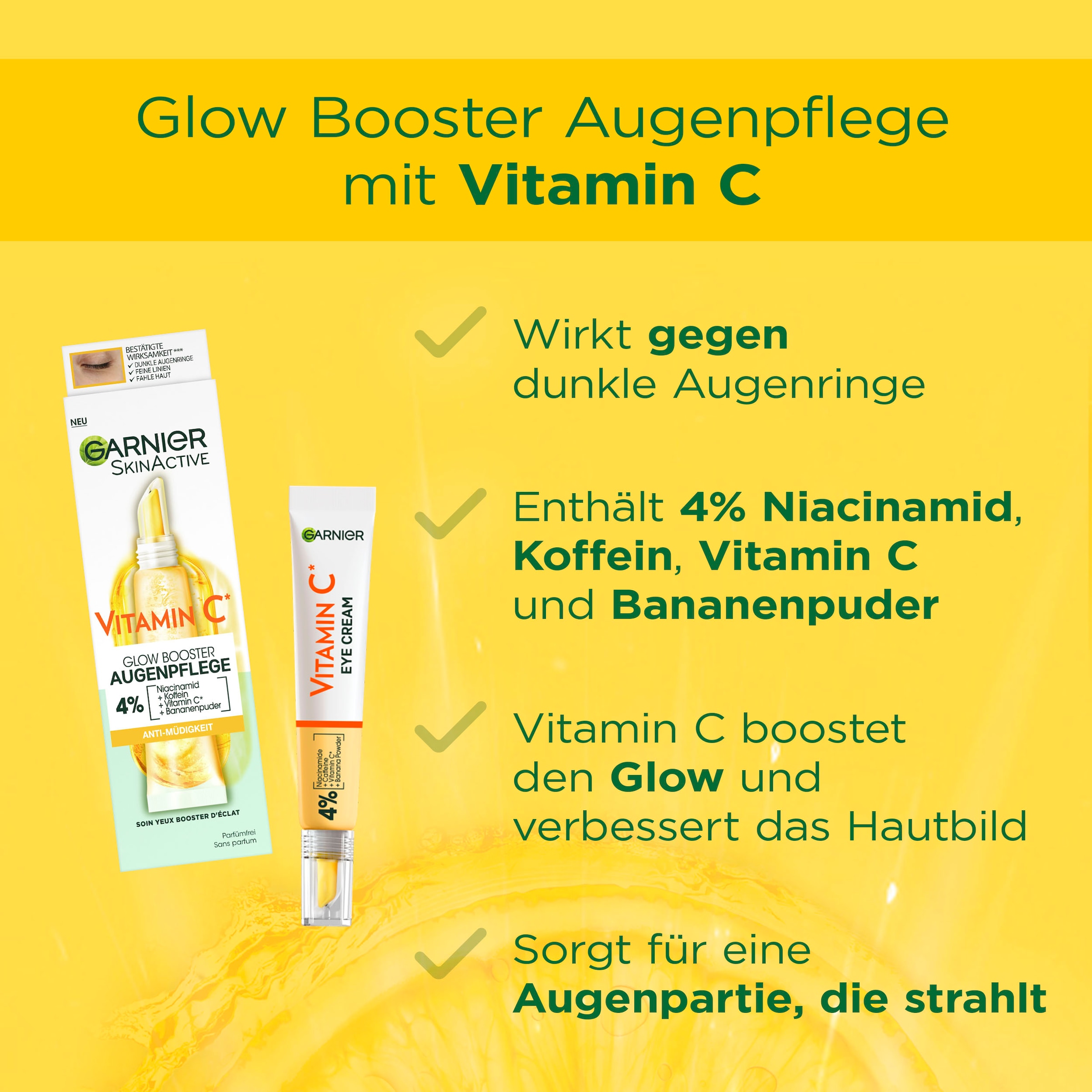 Glow 2 GARNIER (Set, Gesichtspflege-Set »Vitamin C bei Set«, tlg.) online UNIVERSAL Booster