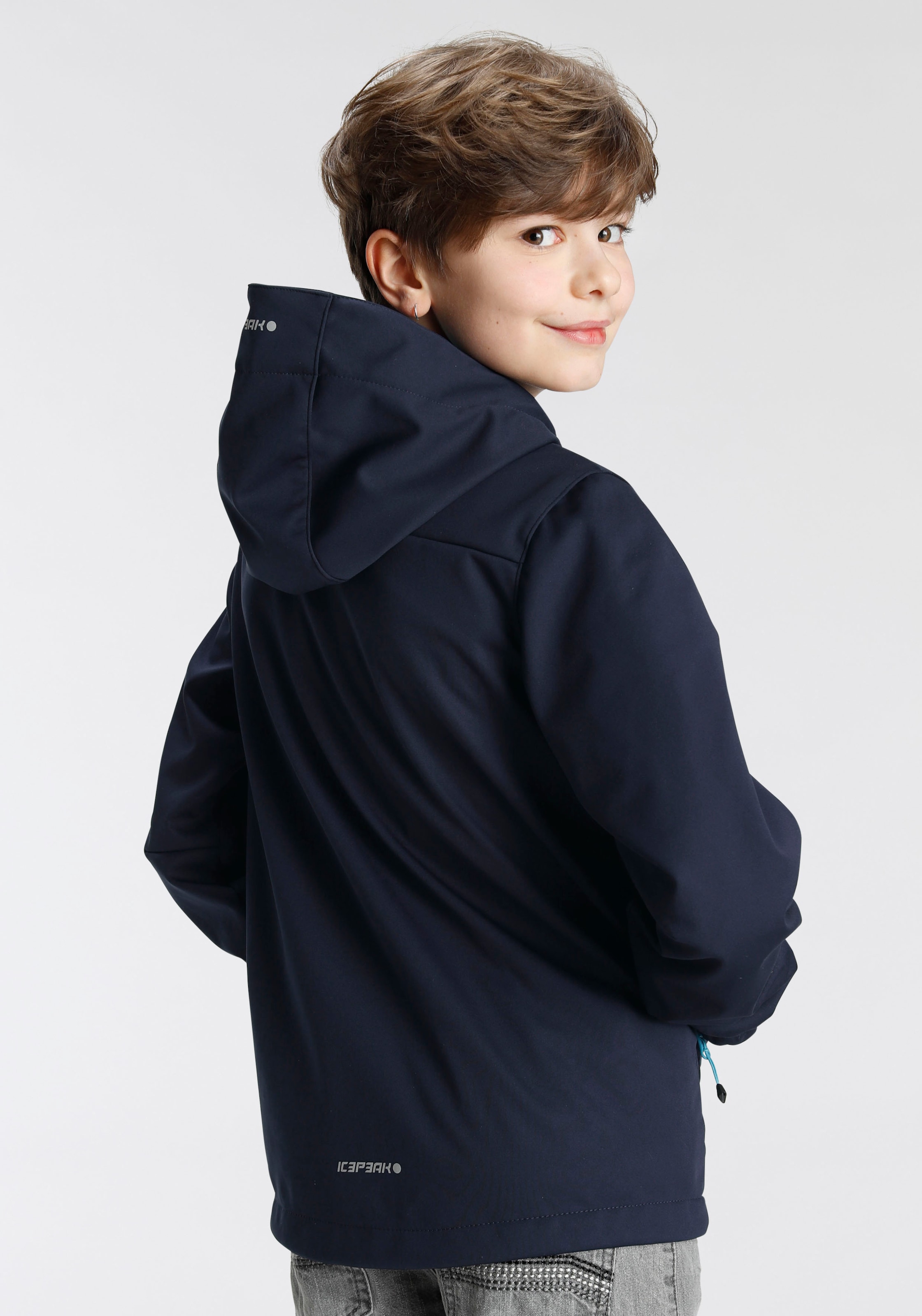 Icepeak Softshelljacke »K SOFTSHELLJACKE KLINE«, (1 St.), mit Kapuze