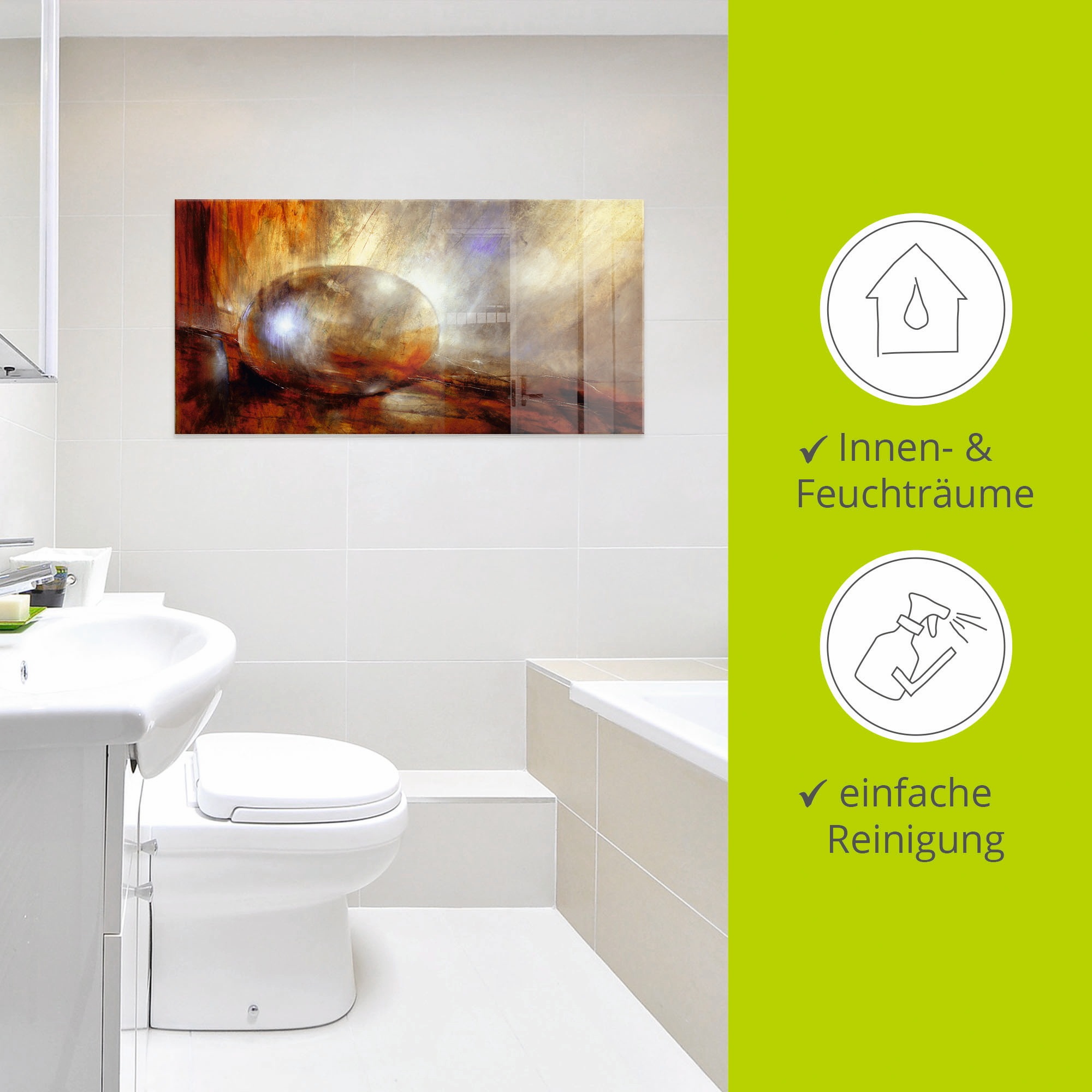 Artland Glasbild »Brainstorming« Muster 1 Stk. tlg. in verschiedenen Größen