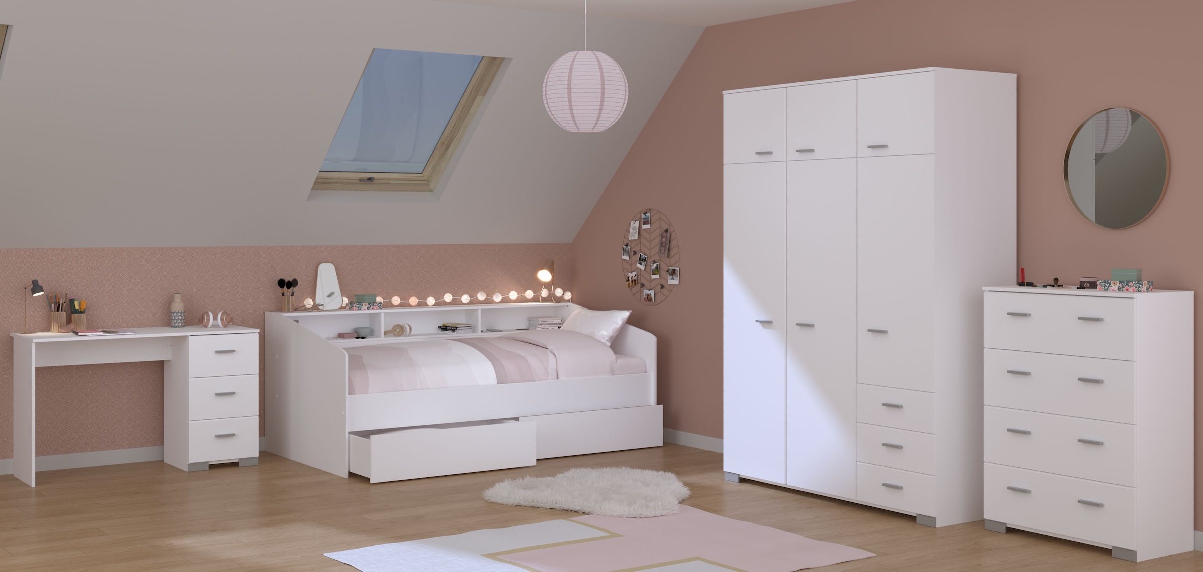Parisot Jugendzimmer-Set »Sleep 40«, (5 tlg.)