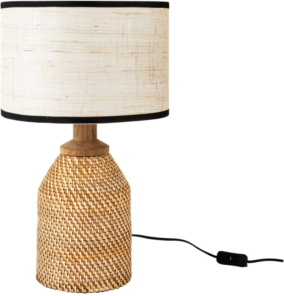 Schneider Tischleuchte »Hamptons«, Rattan Gestell kaufen