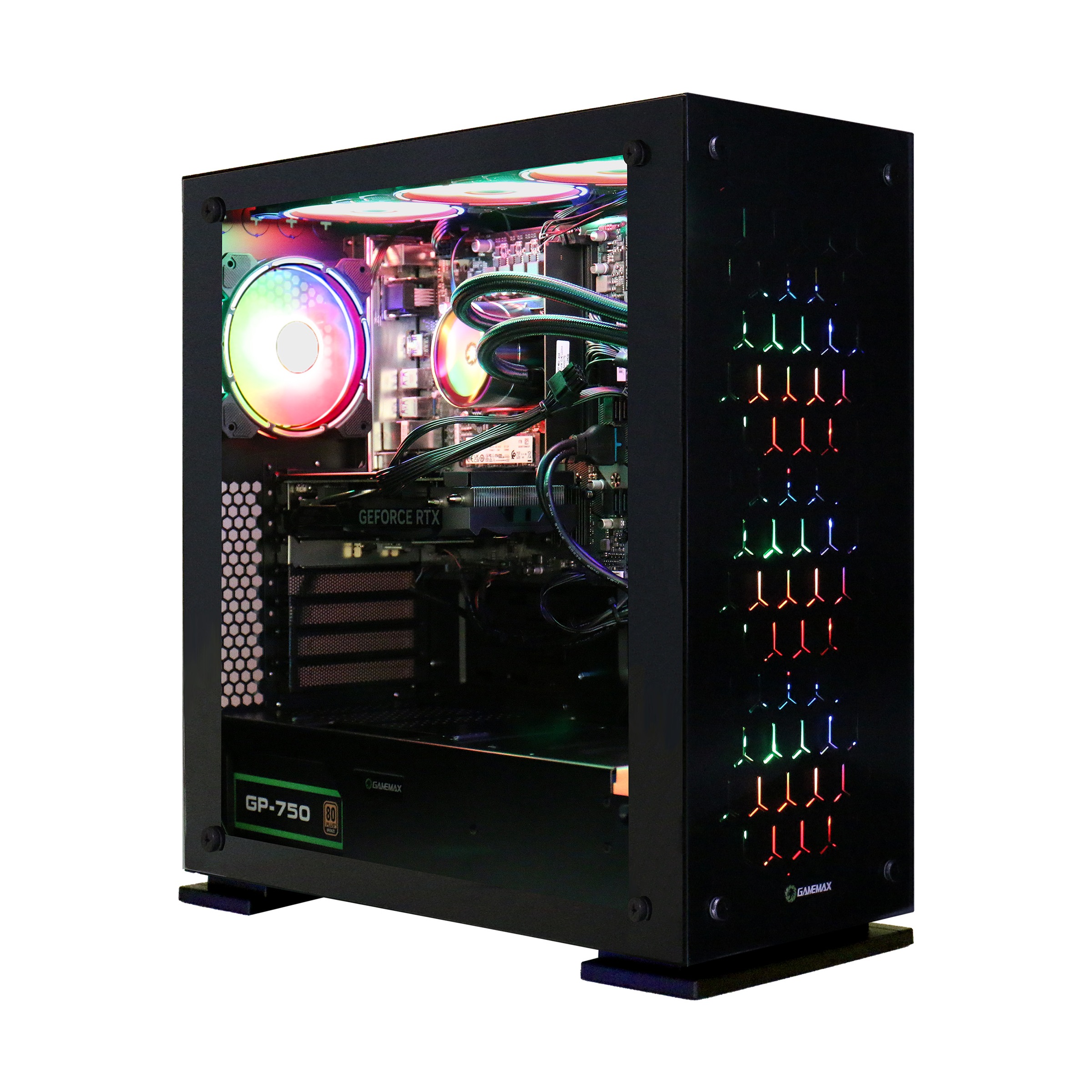 GAMEMAX Gaming-PC »Onyx II 7291«, DDR5-RAM, PCIe SSD Gen4, Windows 11