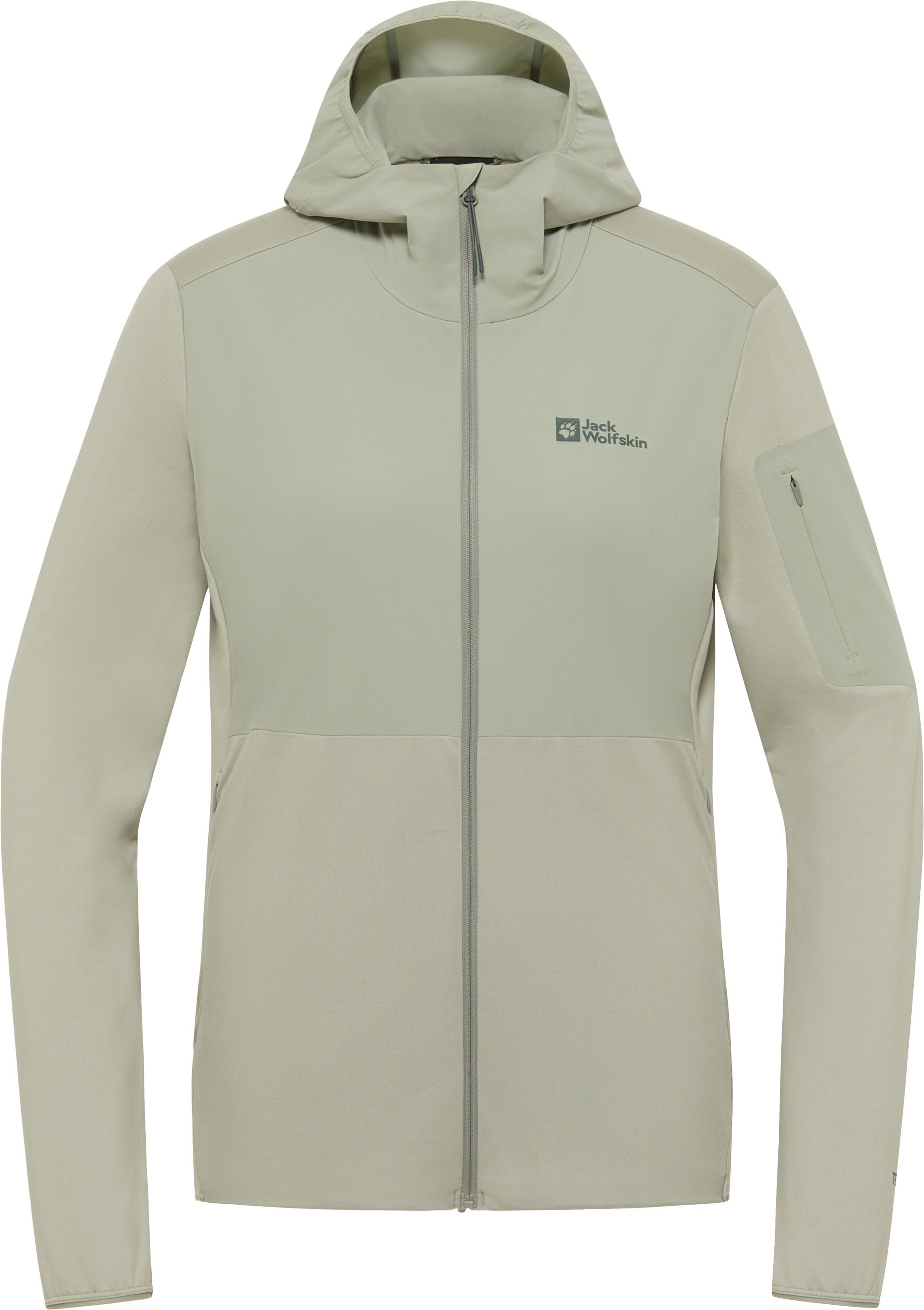 Jack Wolfskin Kapuzenfleecejacke »PRELIGHT TRAIL HOODY W«, mit Kapuze