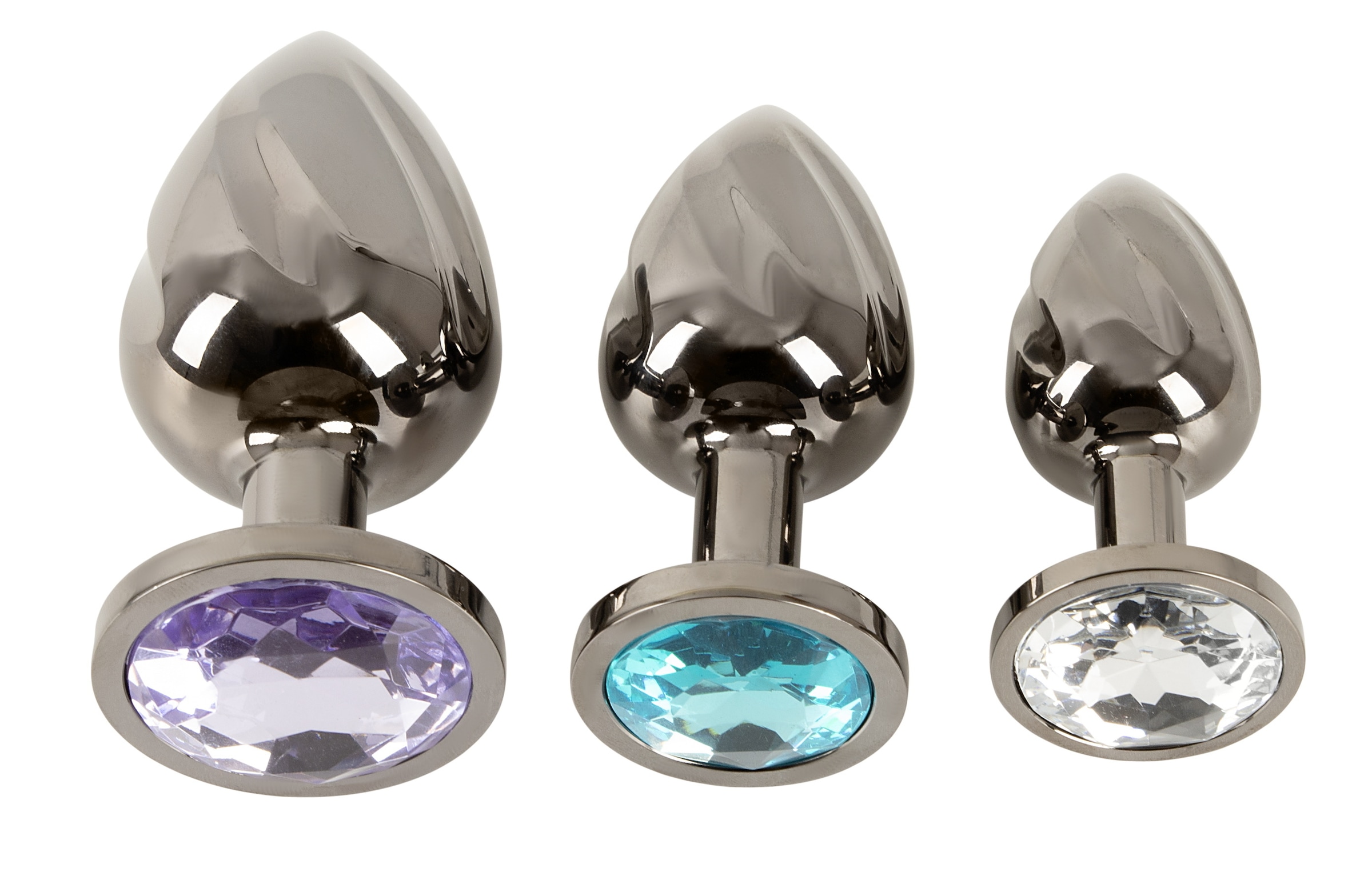 ANOS Anal-Stimulator »Analplug-Set Metal Butt Plug Set« ()