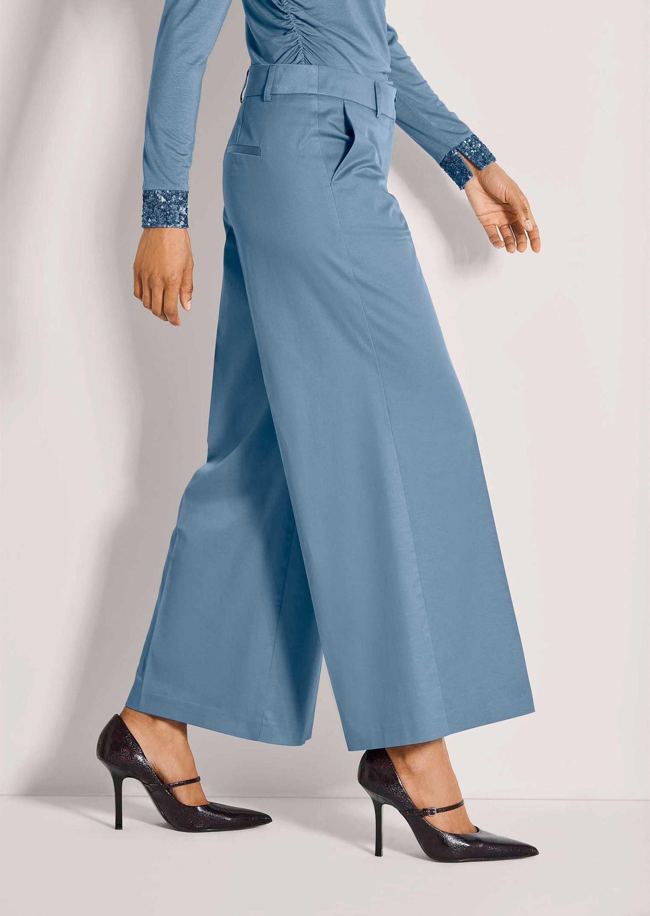 MADELEINE Culotte »Culotte Elegante 7/8-Hose mit Bügelfalten«