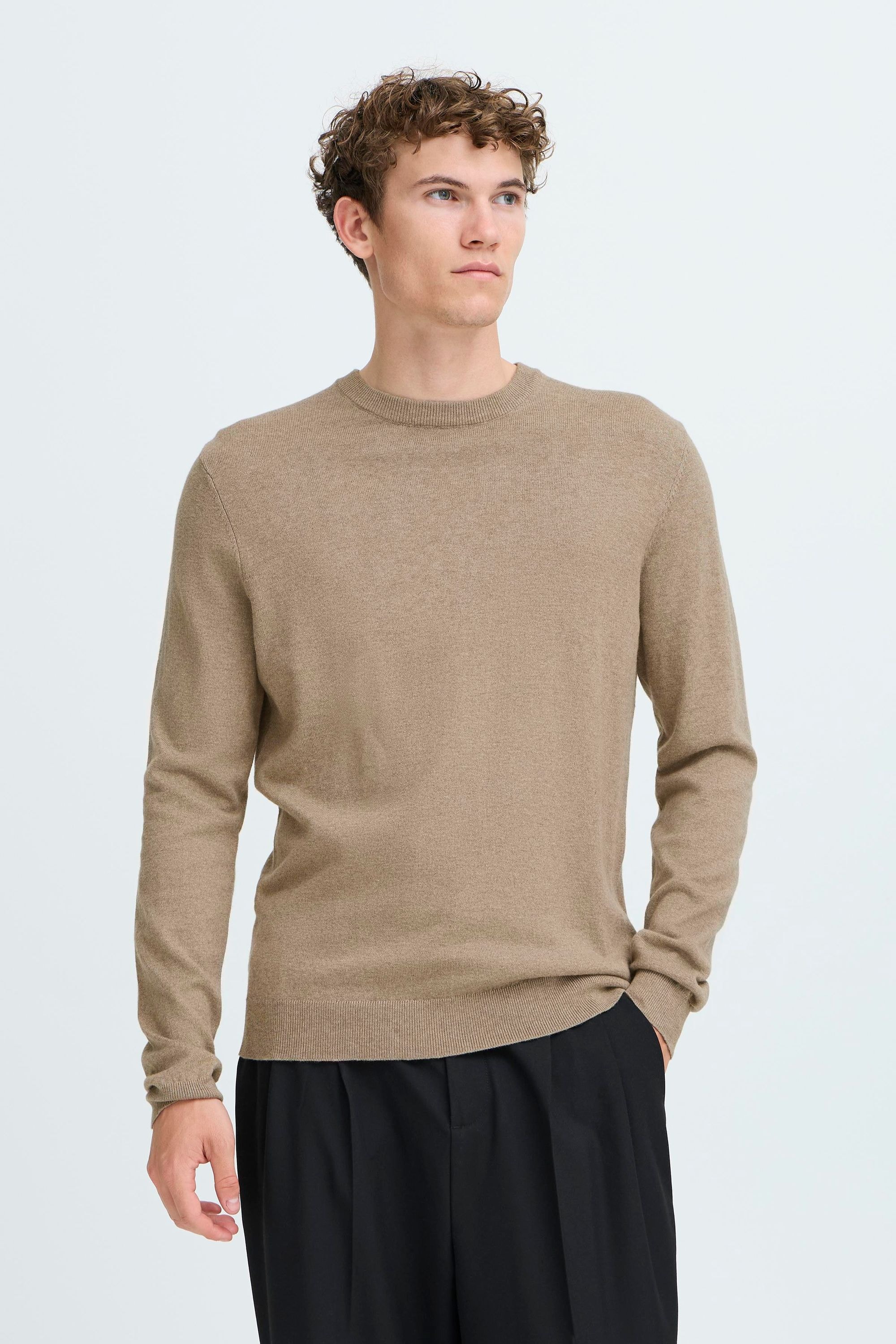 Casual Friday Strickfleece-Pullover »Strickpullover CFHALFDAN«