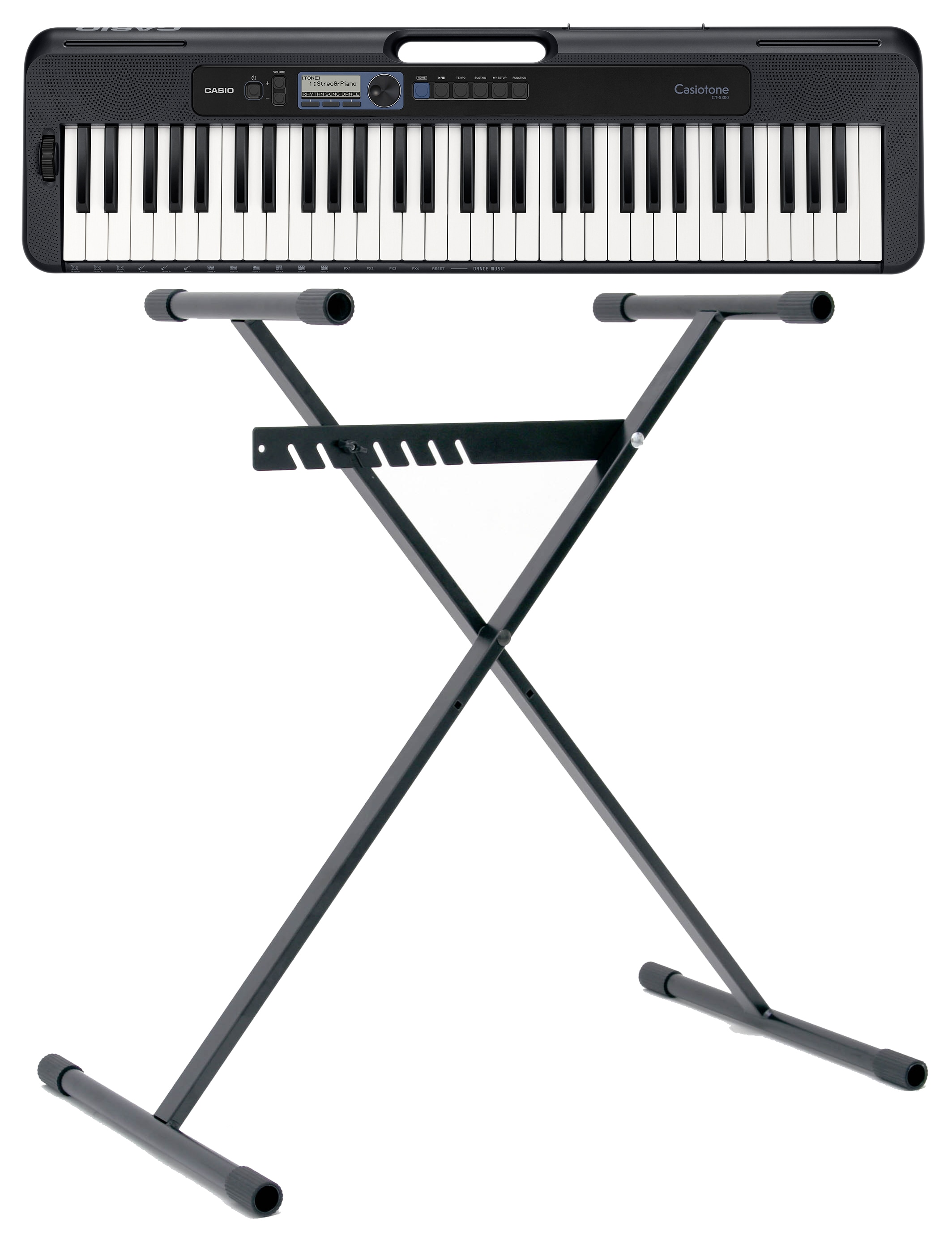 CASIO Home-Keyboard »CT-S300«, inkl. Keyboardstativ