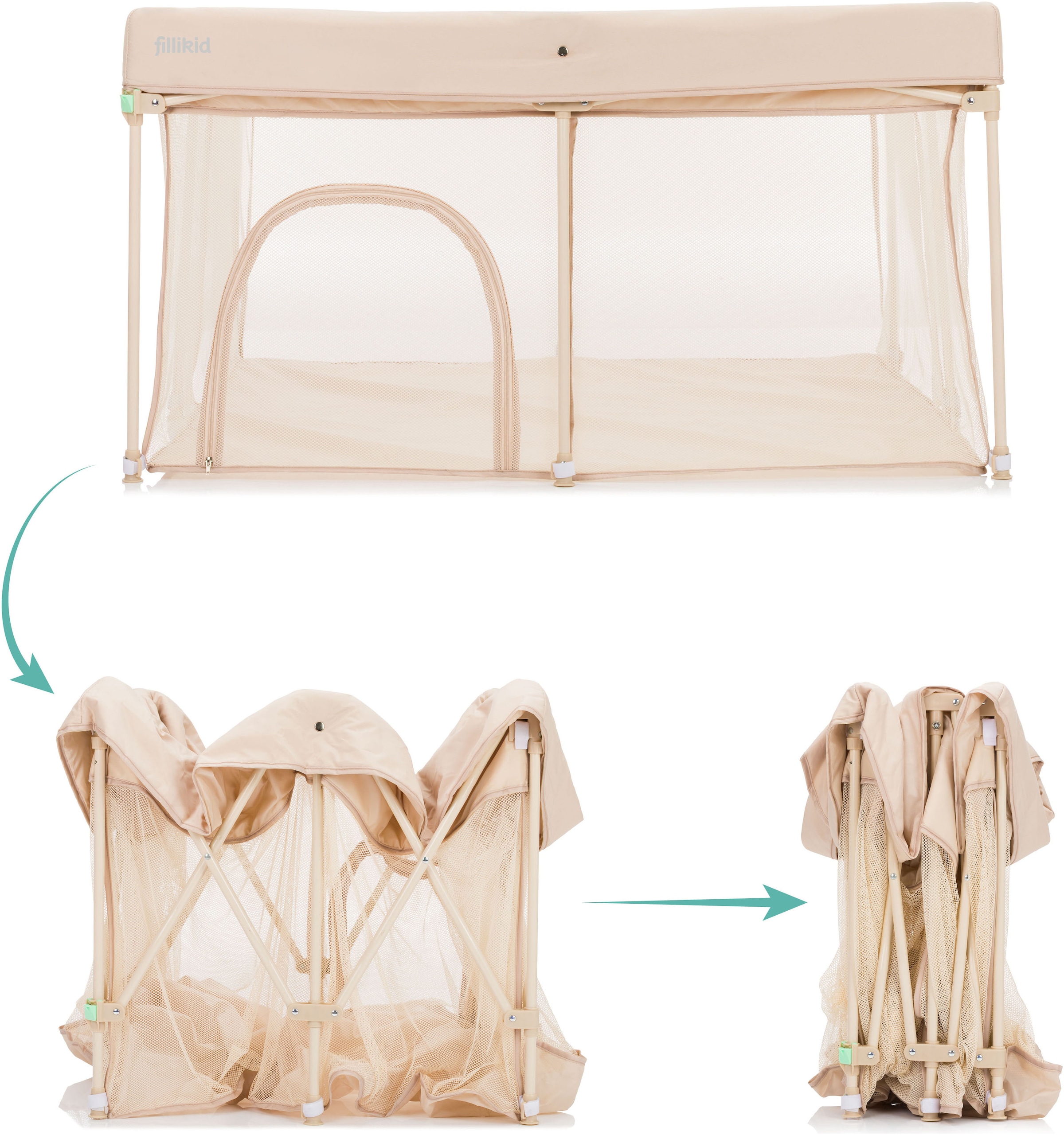 Fillikid Laufgitter »Dubai« bis 22 kg mit Transporttasche