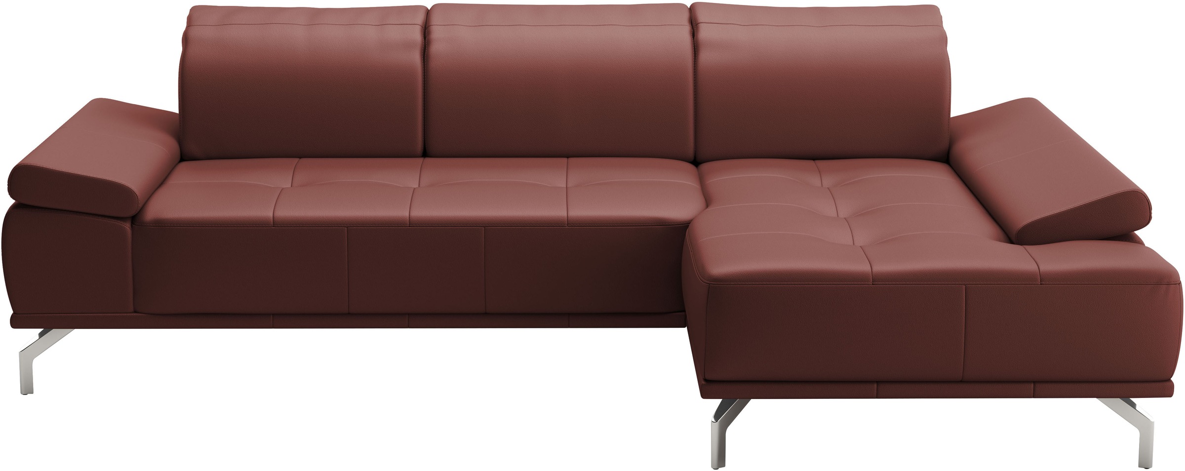 Places of Style Ecksofa »Caluna«, Inkl.Sitztiefenverstellung, wahlweise mit Kopf- und Armteilverstellung