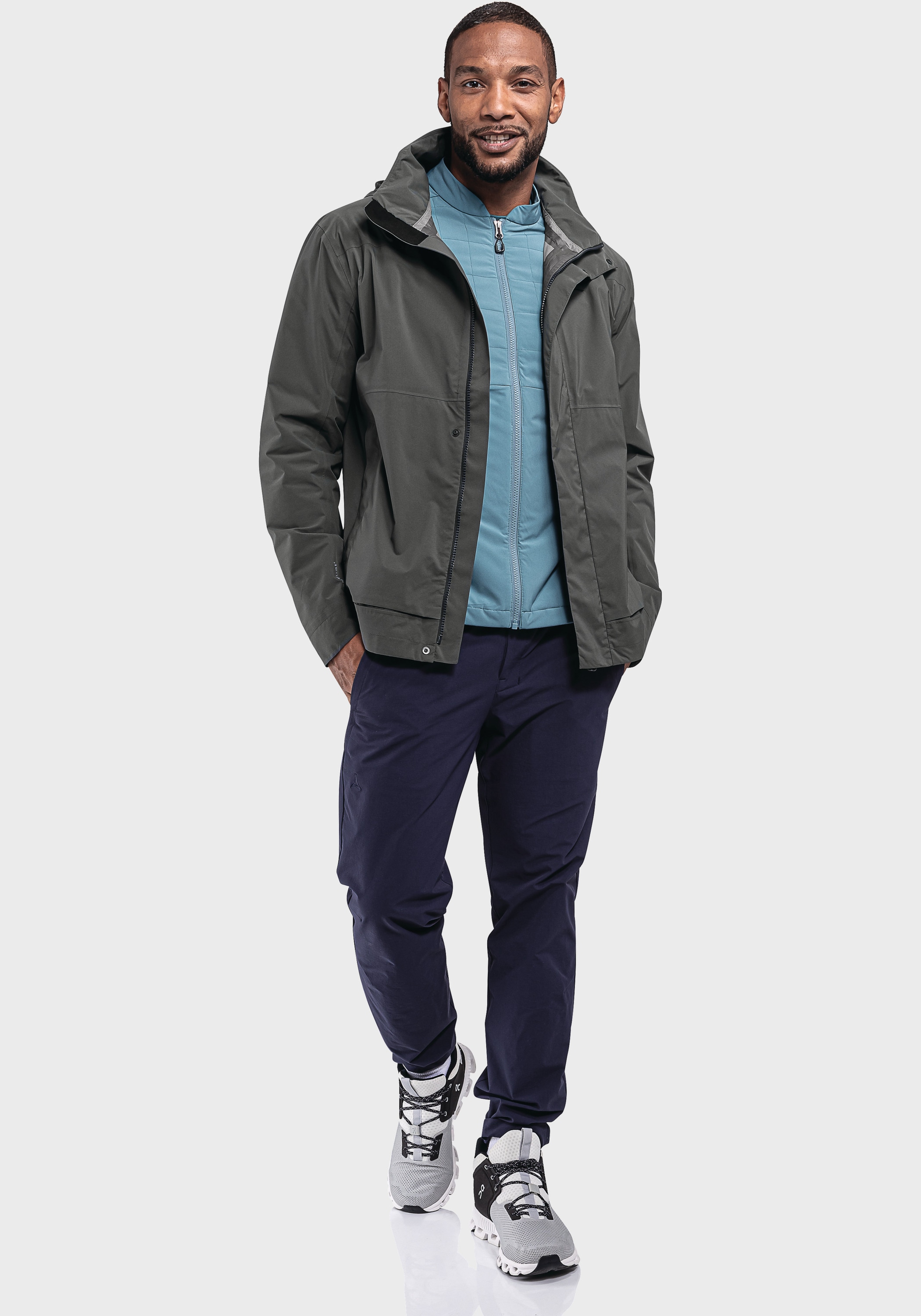 Schöffel Outdoorjacke »2.5L Jacket Bellagio M«, mit Kapuze
