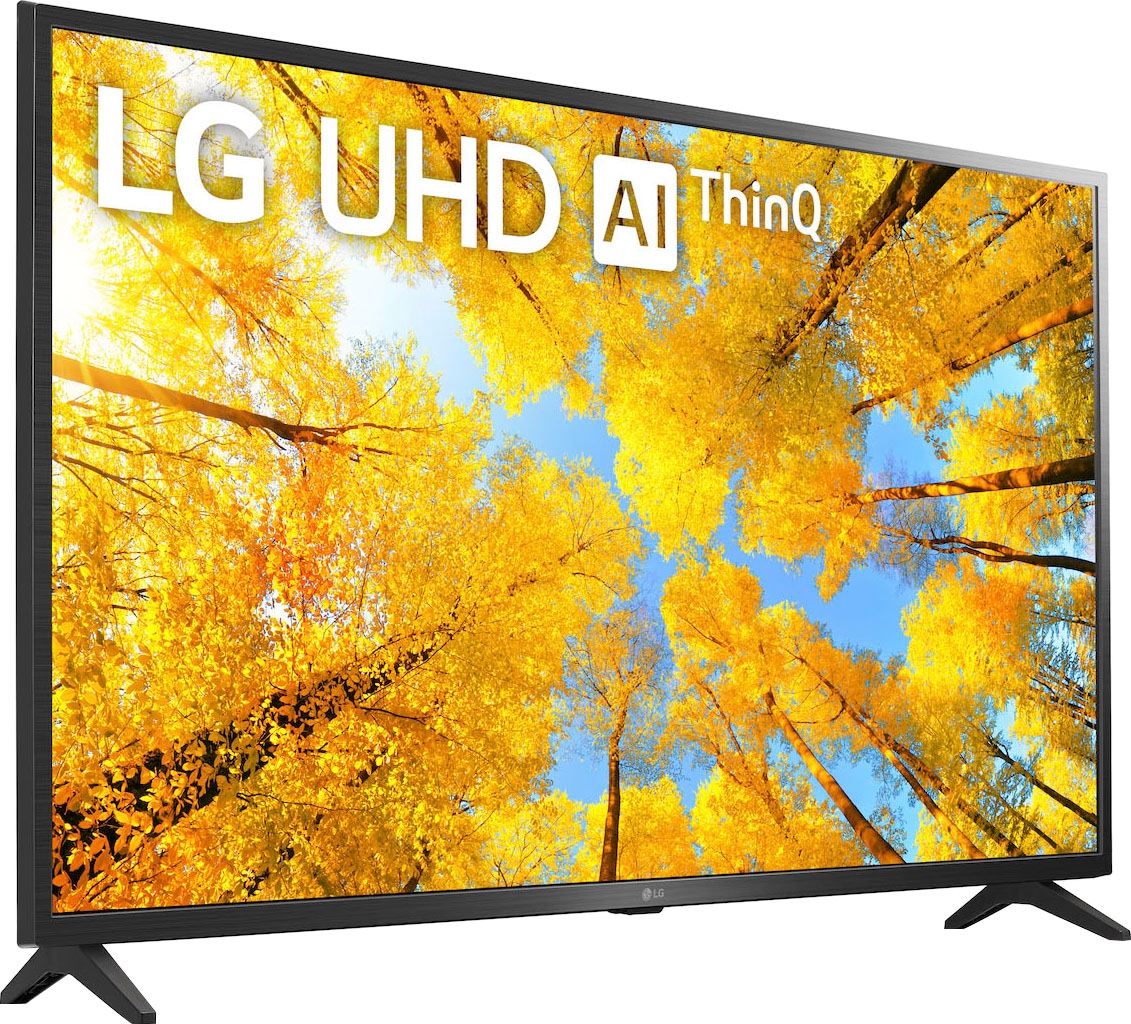 LG LED-Fernseher »43UQ75009LF«, und Zoll, 108 XXL HLG,Sprachassistenten cm/43 Gen5 HD, 3 Garantie UNIVERSAL LED,HDR10 ➥ 4K Ultra α5 Jahre Pro 4K AI-Prozessor,Direct Smart-TV, 