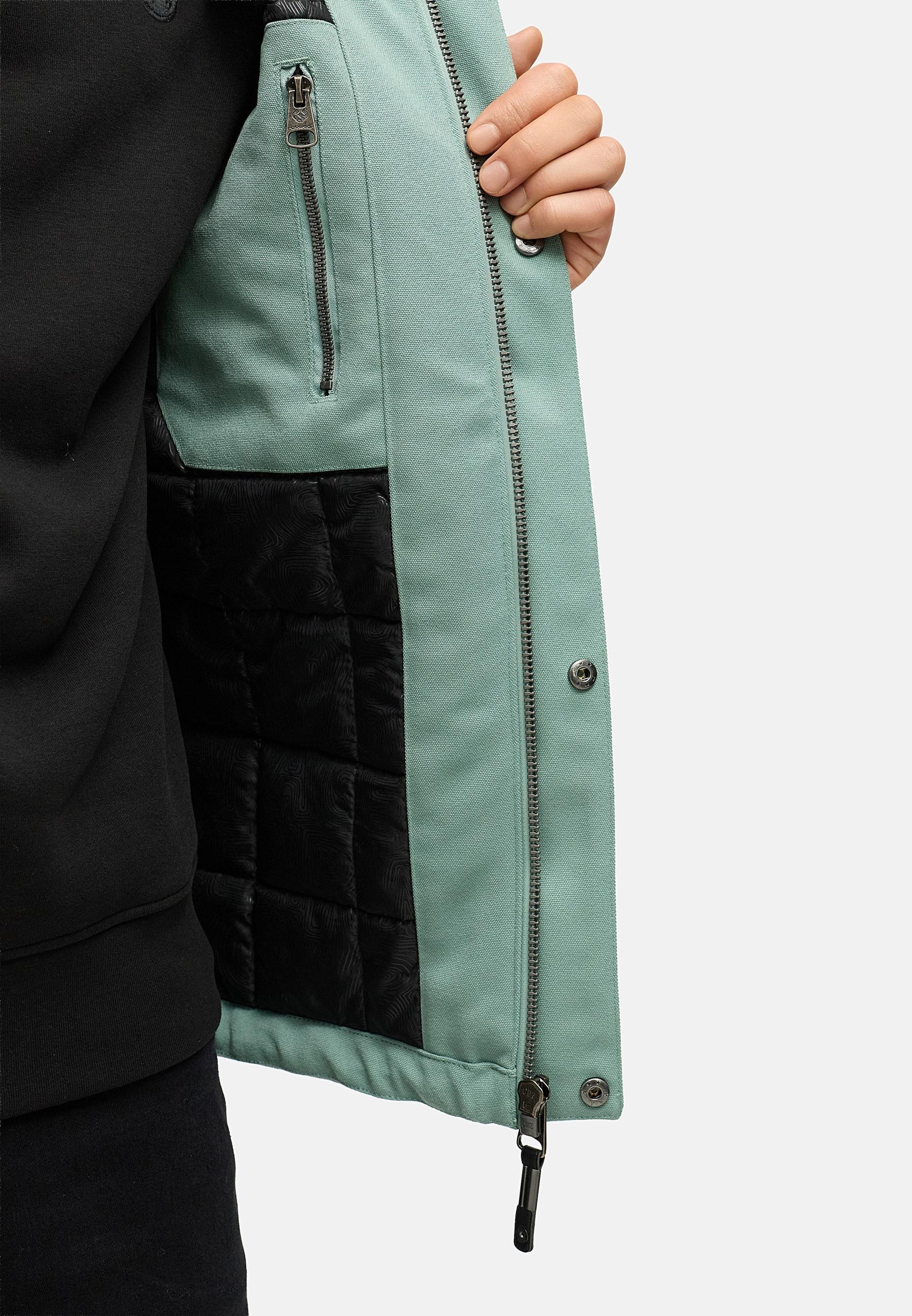 Ragwear Winterjacke »Winterjacke Mr Them« mit Kapuze stylische Herren Outdoorjacke mit großer Kapuze