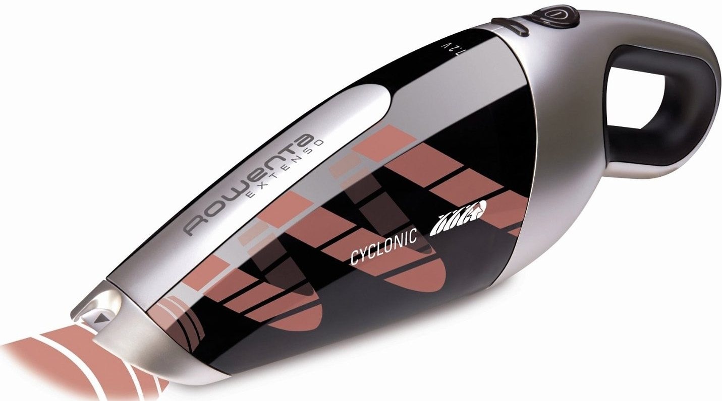 Rowenta Akku-Handstaubsauger »Extenso Cyclonic, kabellos, 7,2 V, 350 ml Behälterkapazität,«, integrierte Teleskopfugendüse, Betriebszeit 16 Min., AC4769