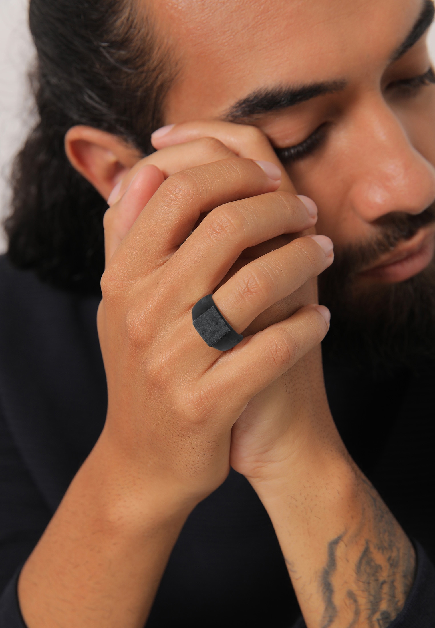 Kuzzoi Siegelring »Ring Herren Siegelring Rechteckig Klassik 925 Silber«