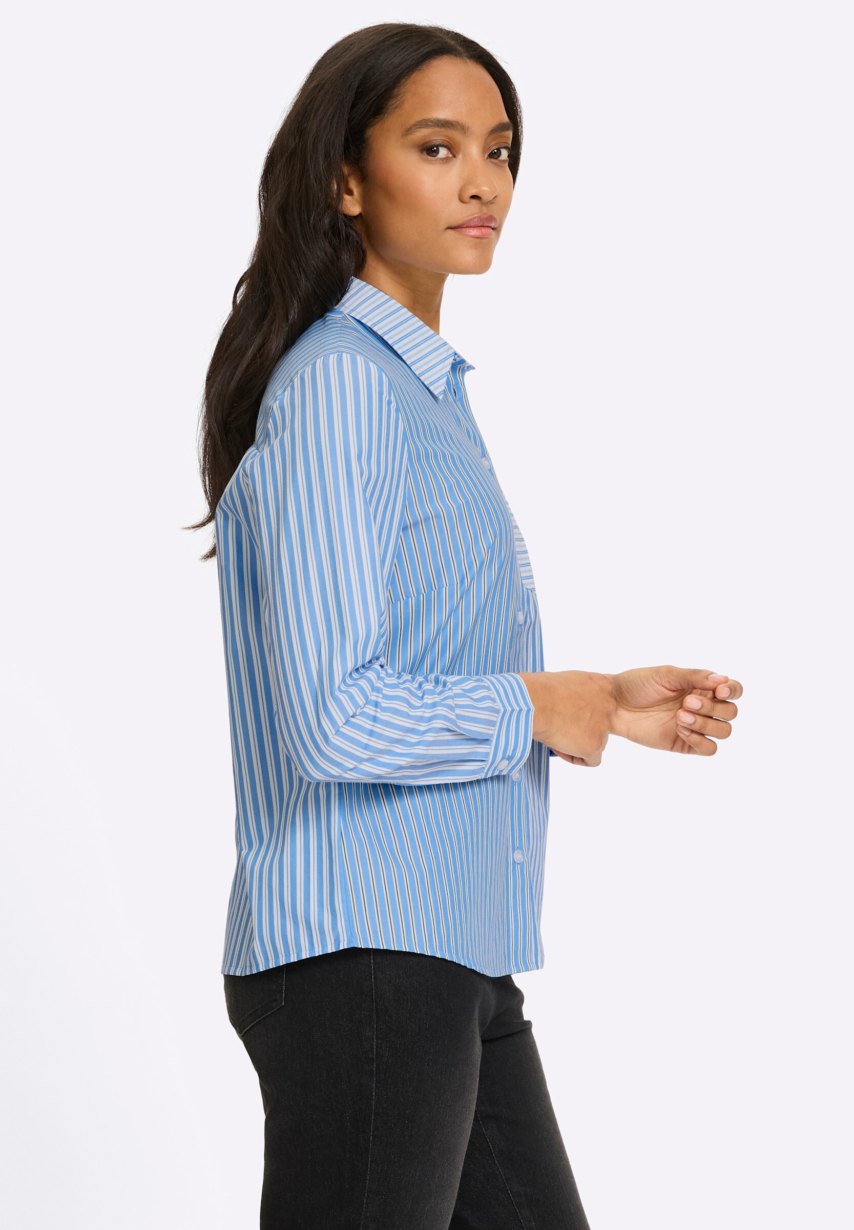 heine Hemdbluse »Bluse Hemdbluse im Streifen-Mix«