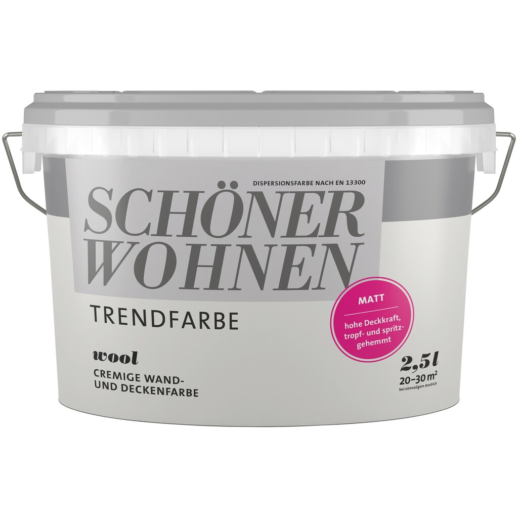 SCHÖNER WOHNEN FARBE Wand- und Deckenfarbe »TRENDFARBE«