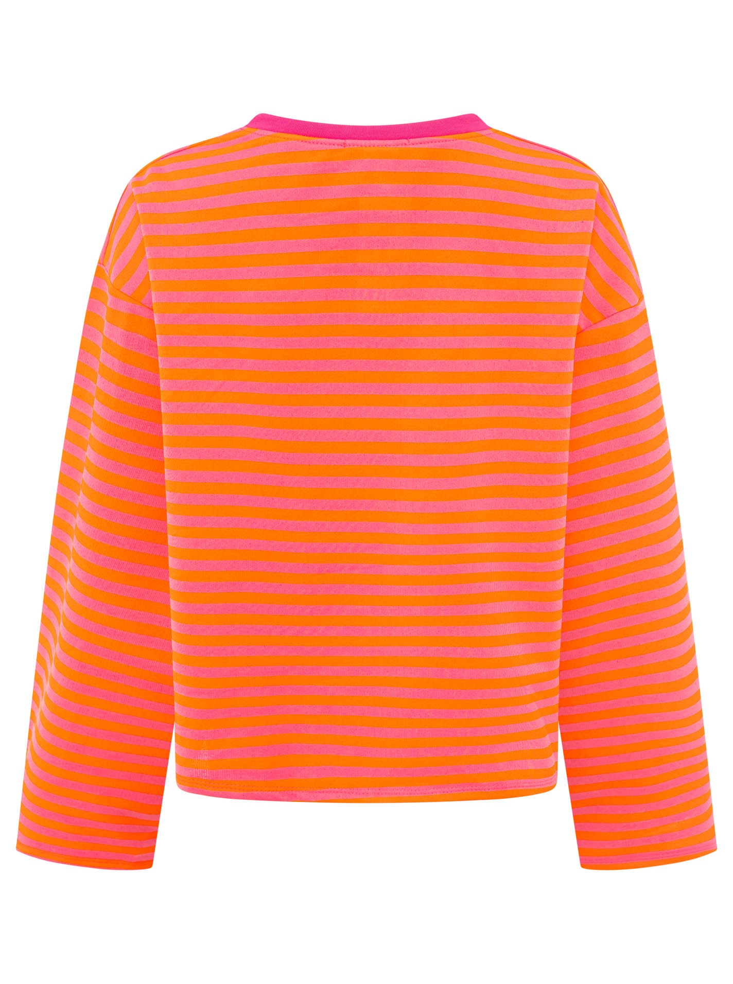 Zwillingsherz Sweatshirt »"Perfectly Imperfect"«, oversize, Streifenmuster, Patch, weite Ärmel, Rundhals
