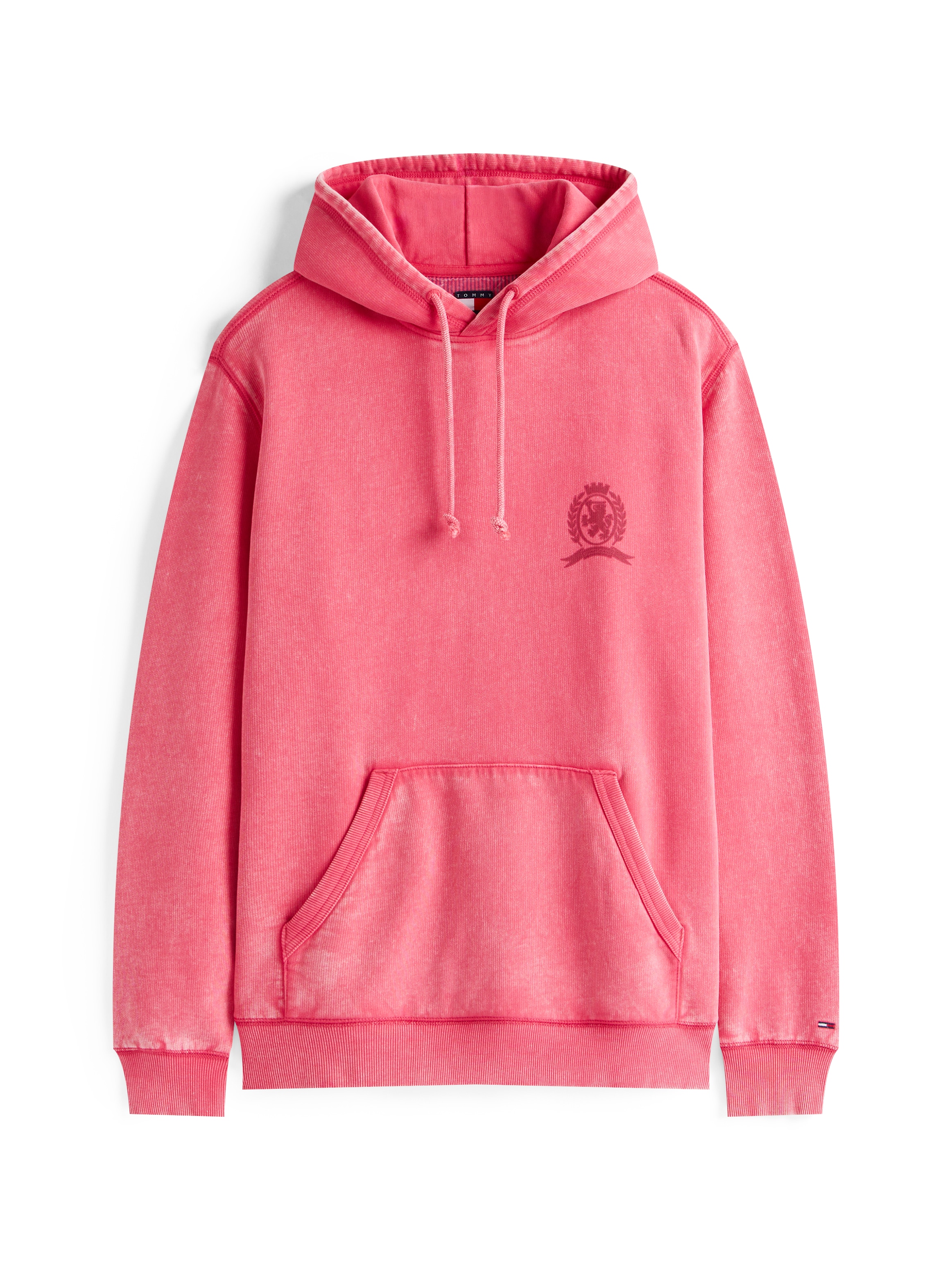 Tommy Jeans Hoodie »TJM WASHED CREST PLAY« regular fit, Sweatshirt, Rückenprint