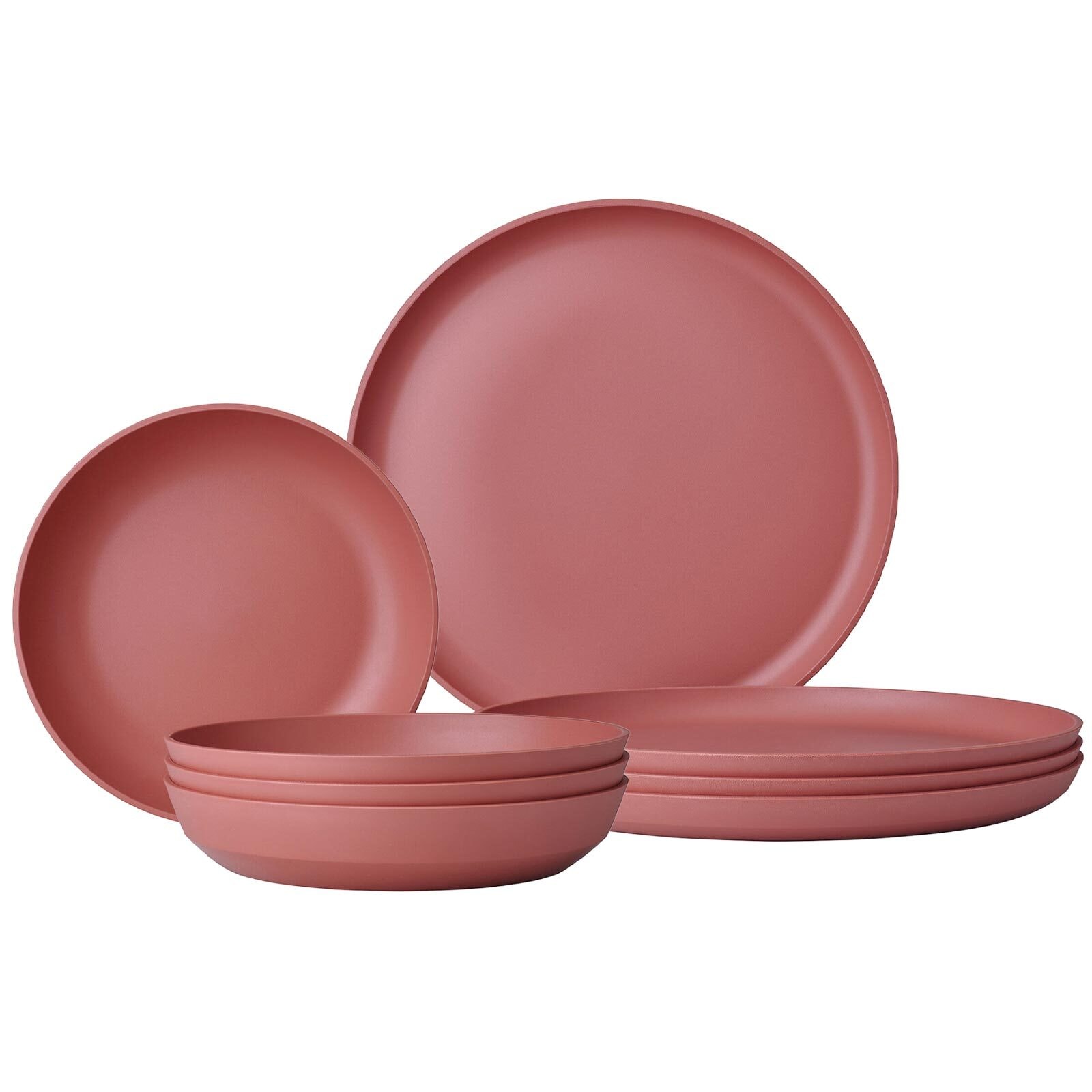 Mepal Geschirr-Set »Tafel-Set Silueta 8er Set« Spülmaschinengeeignet, Mikrowellengeeignet, Gefrierfachgeeignet, Dampfgarergeeignet, max. 150 ¿C