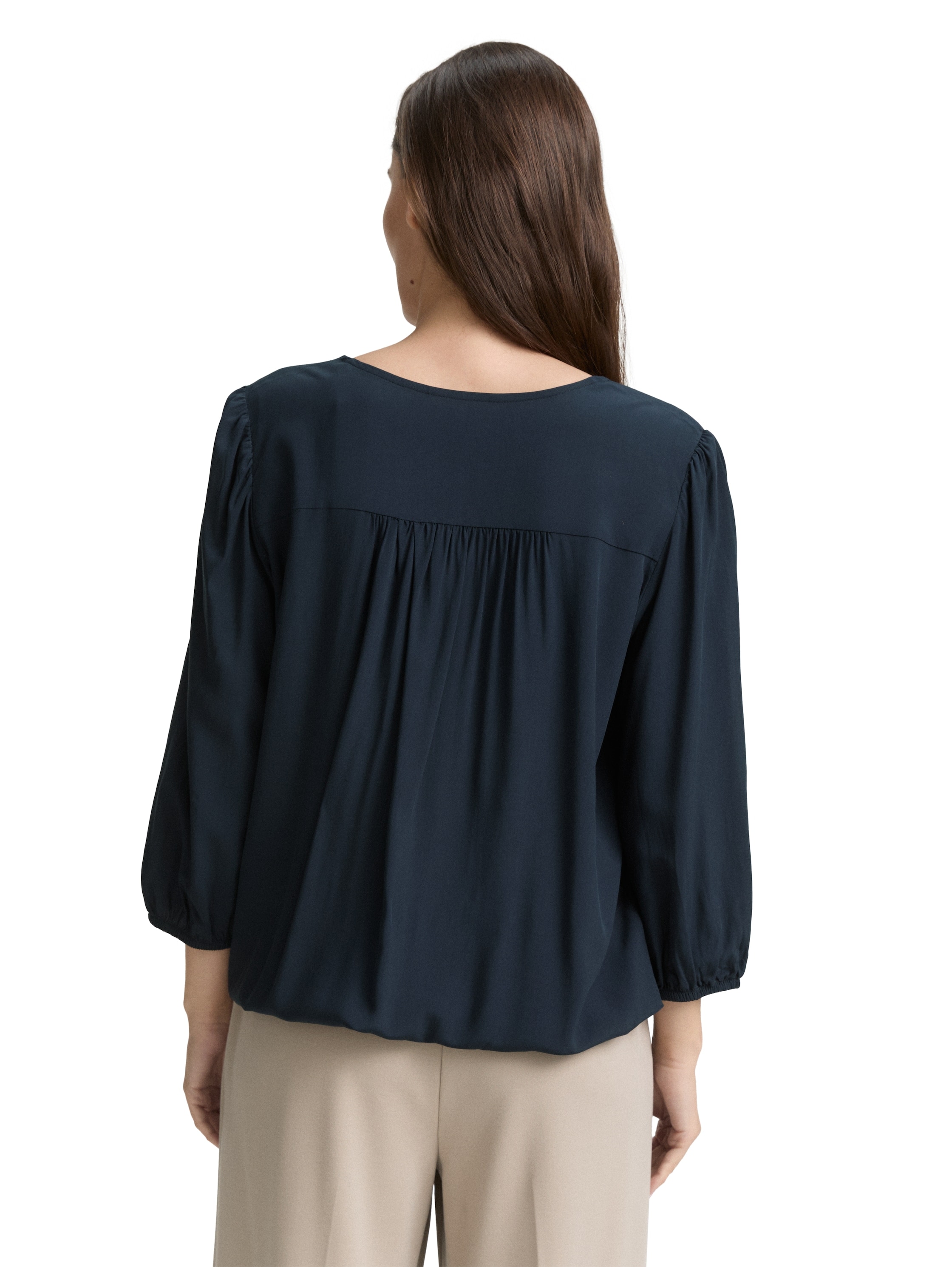 TOM TAILOR Shirtbluse, mit All-Over Print
