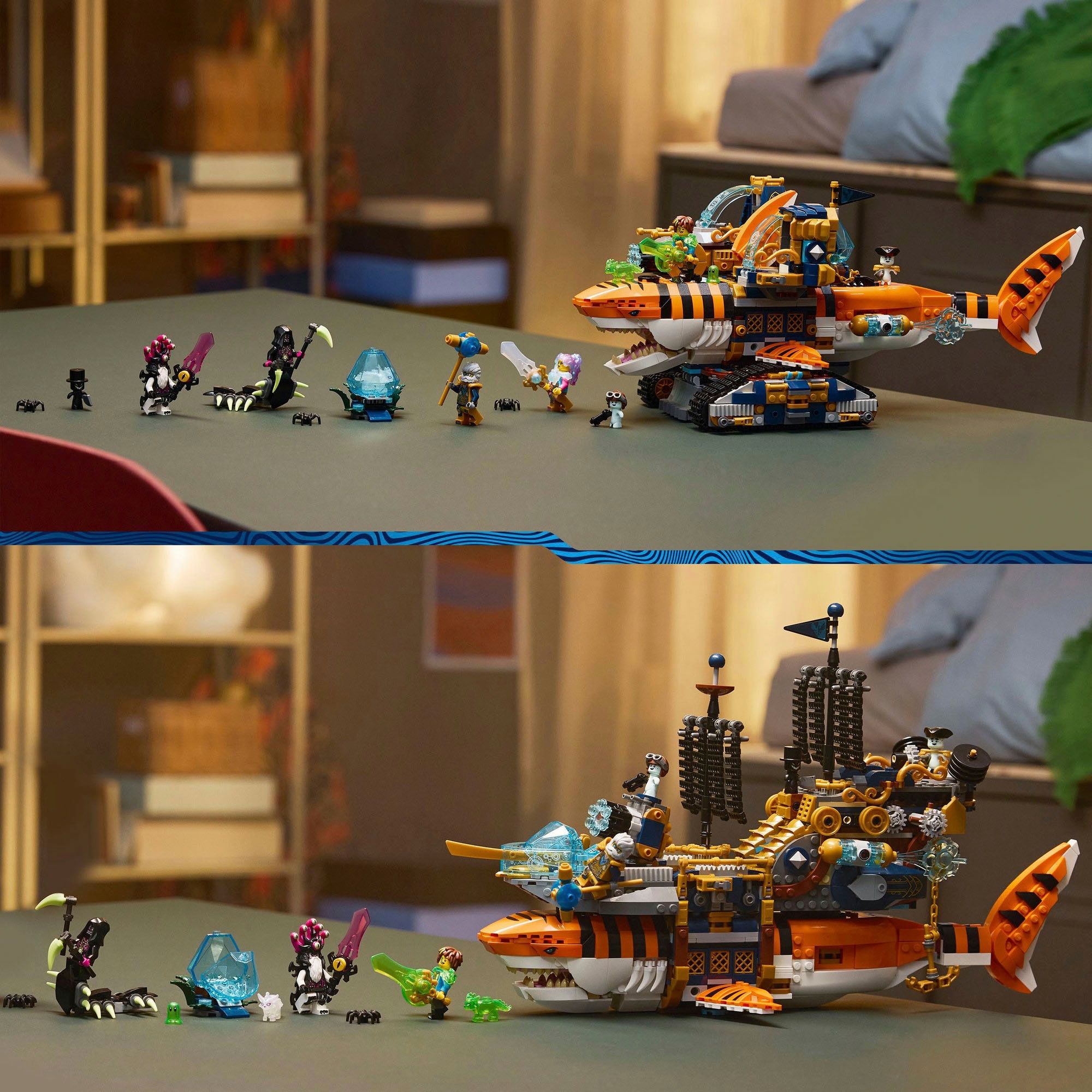 LEGO® Konstruktionsspielsteine »Tigerhai-Fahrzeug (71515), LEGO DREAMZzz« Made in Europe