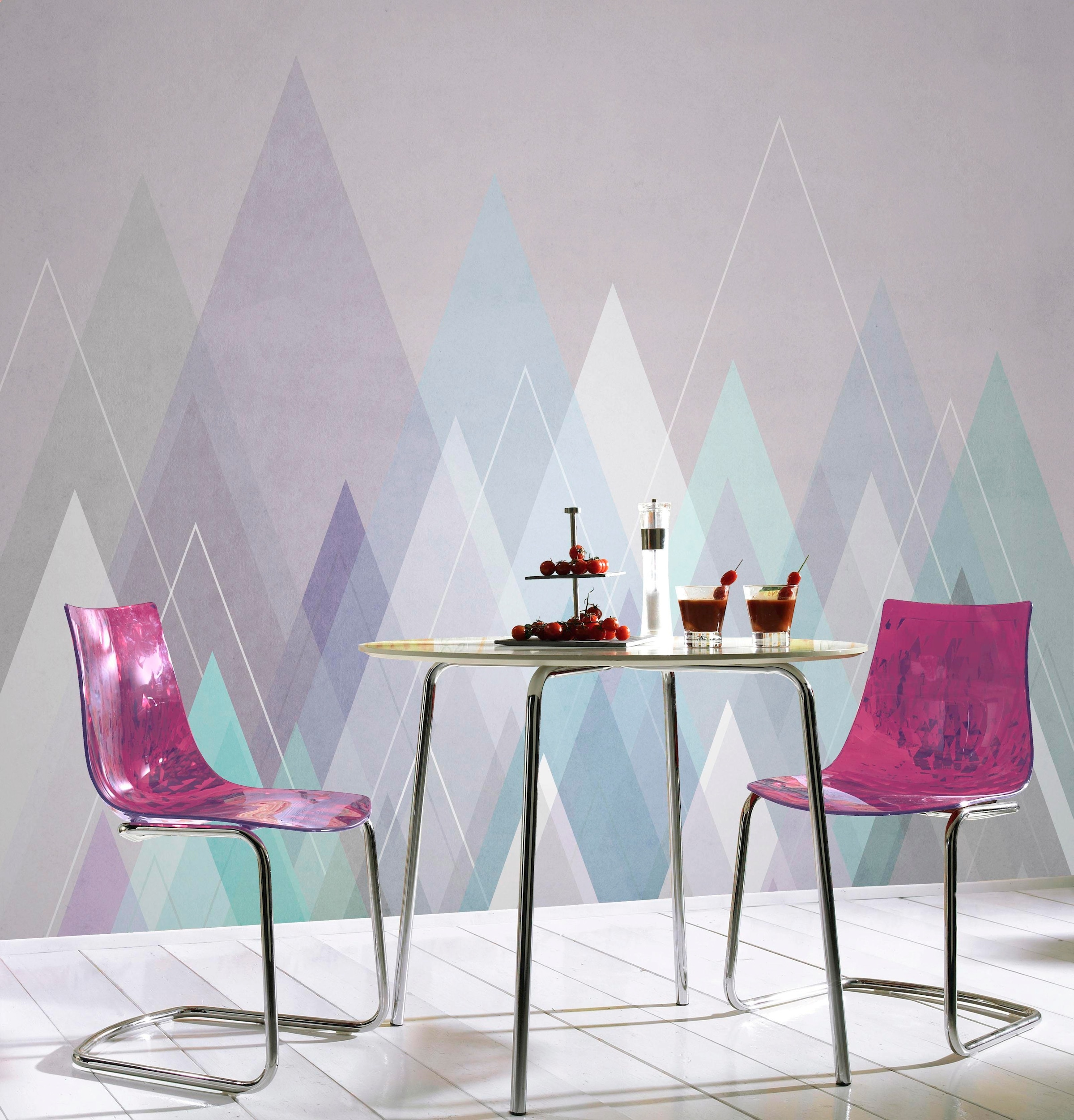 Rasch Fototapete »Young Artists« gemustert | grafisch glatt