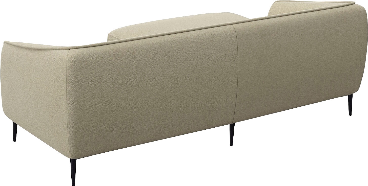 FLEXLUX Ecksofa »Belle Designsofa, bequem durch Kaltschaum im Sitz« Skandinavisches Design, In hochwertiger Verarbeitung, B/T 218/149 cm