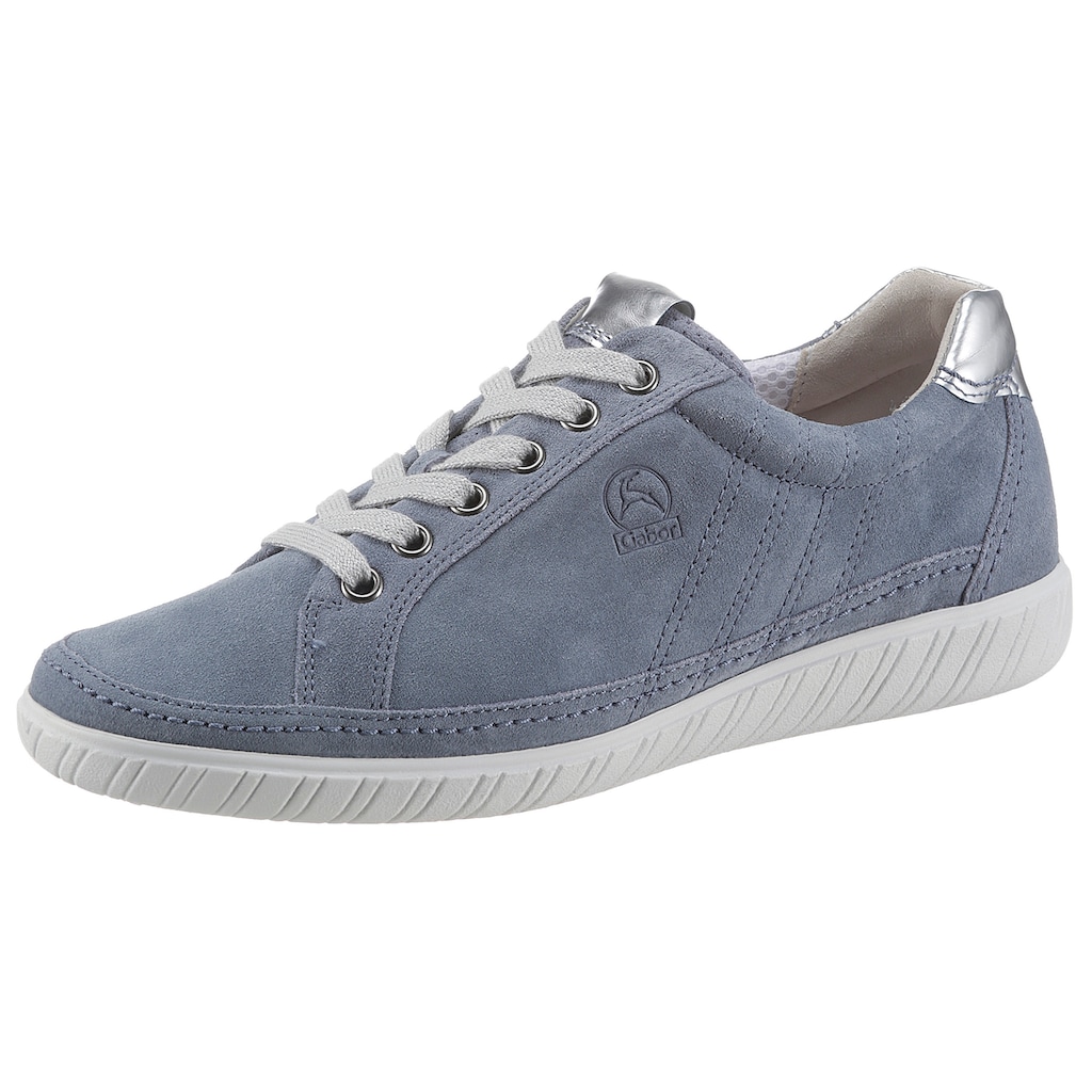 Gabor Sneaker »YORK«, in sportivem Look, Freizeitschuh, Halbschuh, Schnürschuh