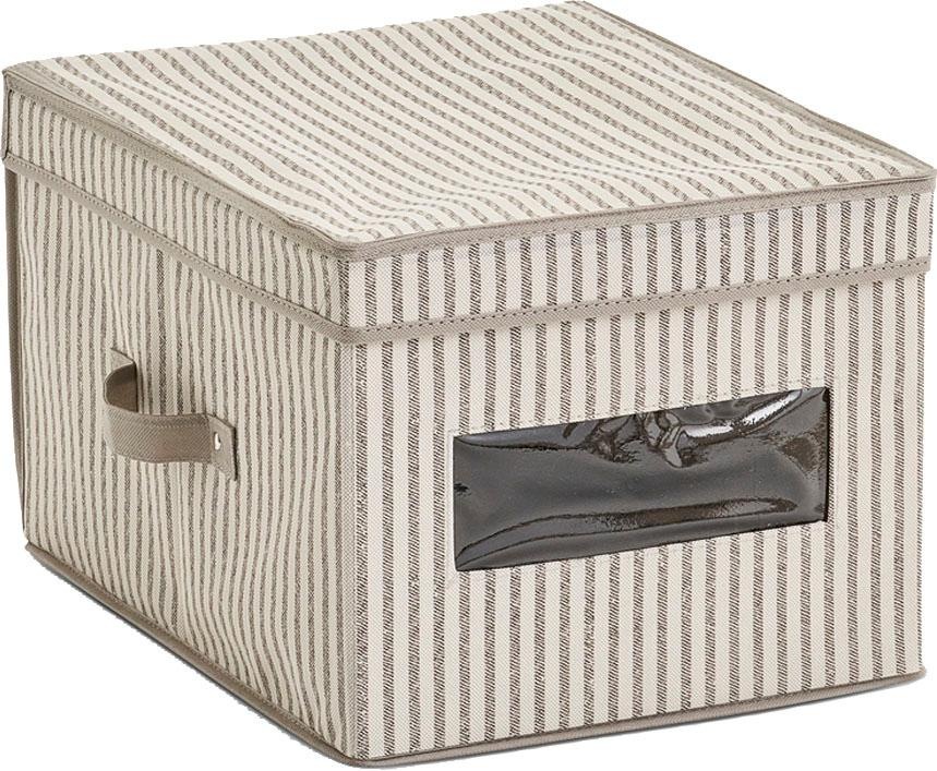 Zeller Present Aufbewahrungsbox »Stripes«, Vlies, beige