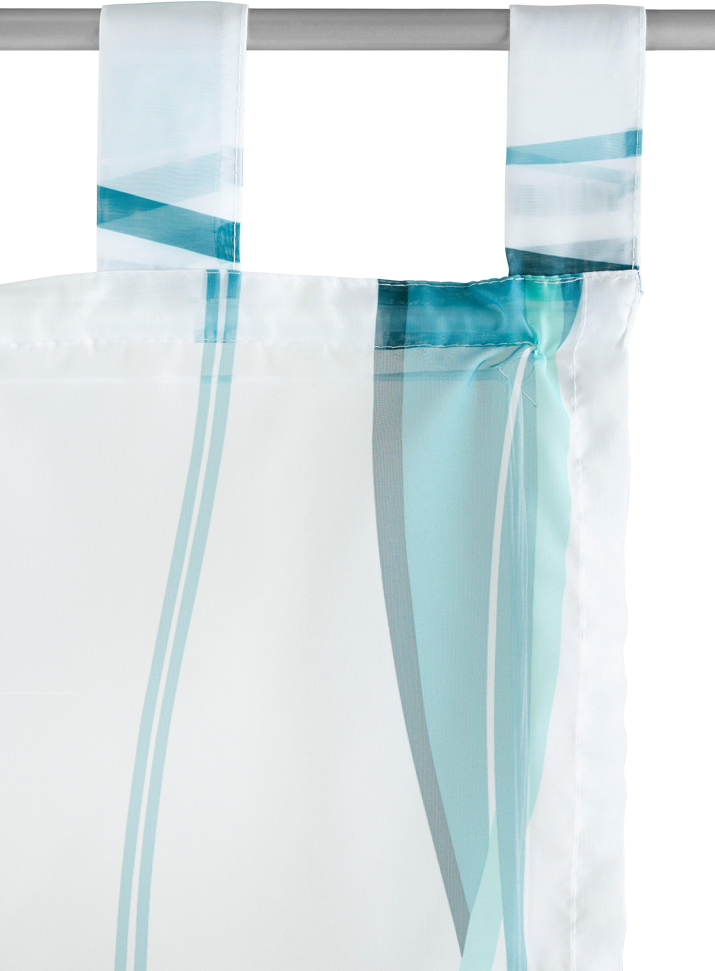 Transparent, Polyester Schlaufen, online home mit my Raffrollo kaufen »Dimona«, Voile,