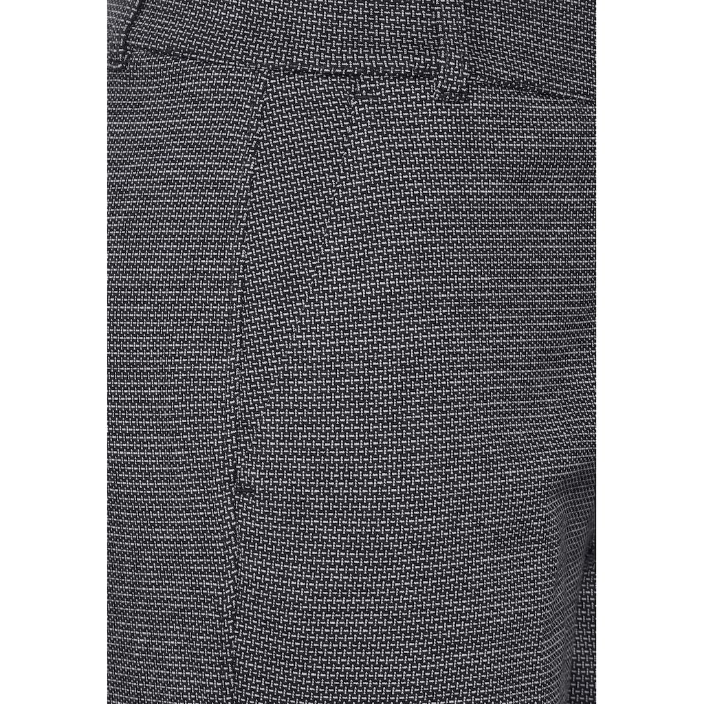 STREET ONE Chinohose, mit Jacquard-Muster