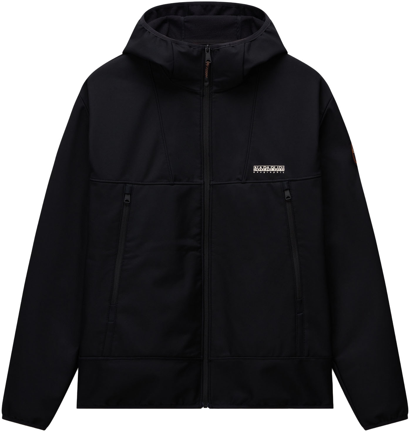 Napapijri Softshelljacke »BIOIS«, mit Kapuze, Reißverschlusstaschen, normale Passform