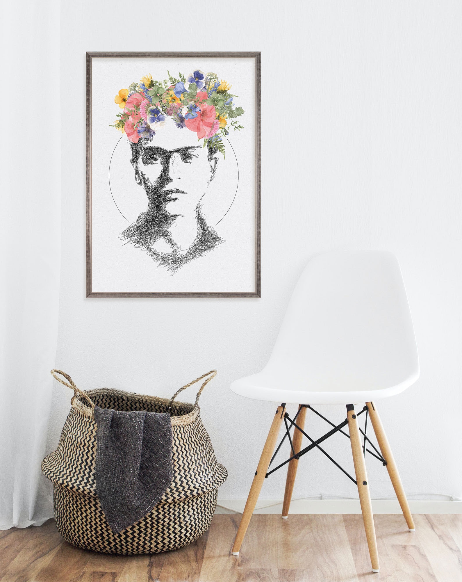 Komar Wandbild »Leticia Fineline«, (1 St.), Deutsches Premium-Poster Fotopapier mit seidenmatter Oberfläche und hoher Lichtbeständigkeit. Für fotorealistische Drucke mit gestochen scharfen Details und hervorragender Farbbrillanz.