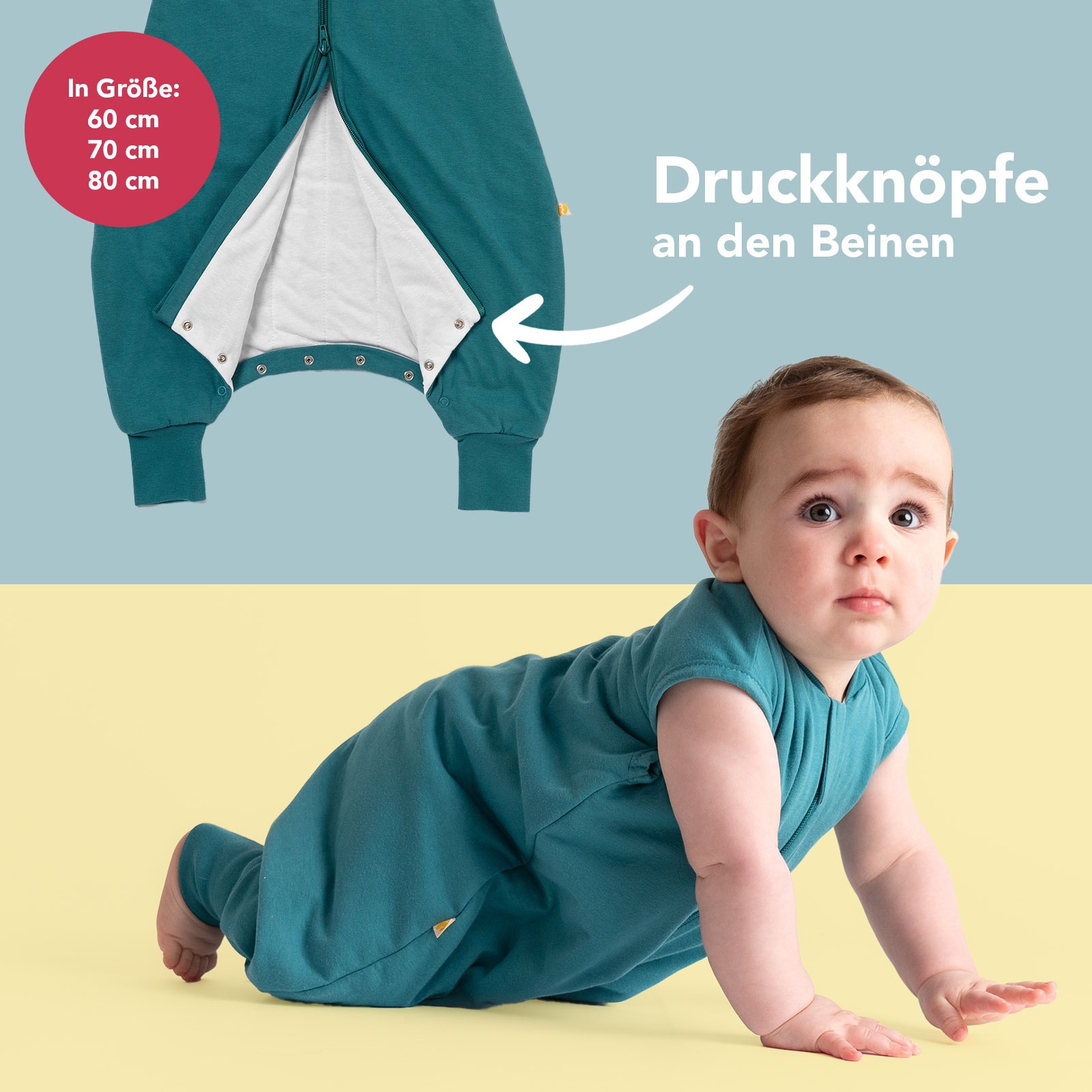 Schlummersack Babyschlafsack »Schlafsack mit Füßen 2.5 Tog«