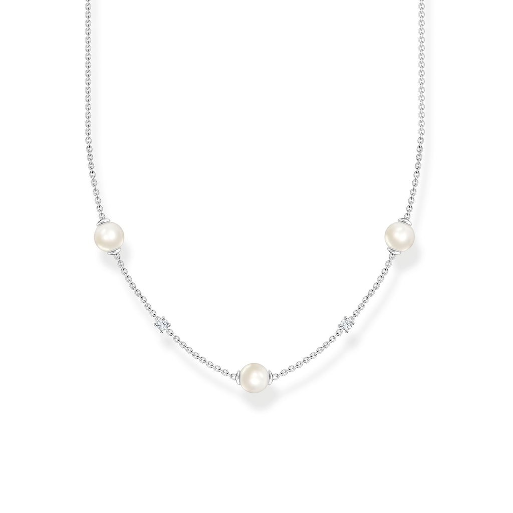 THOMAS SABO Perlenkette »Perlen mit Steinen, KE2120-167-14-L45V«