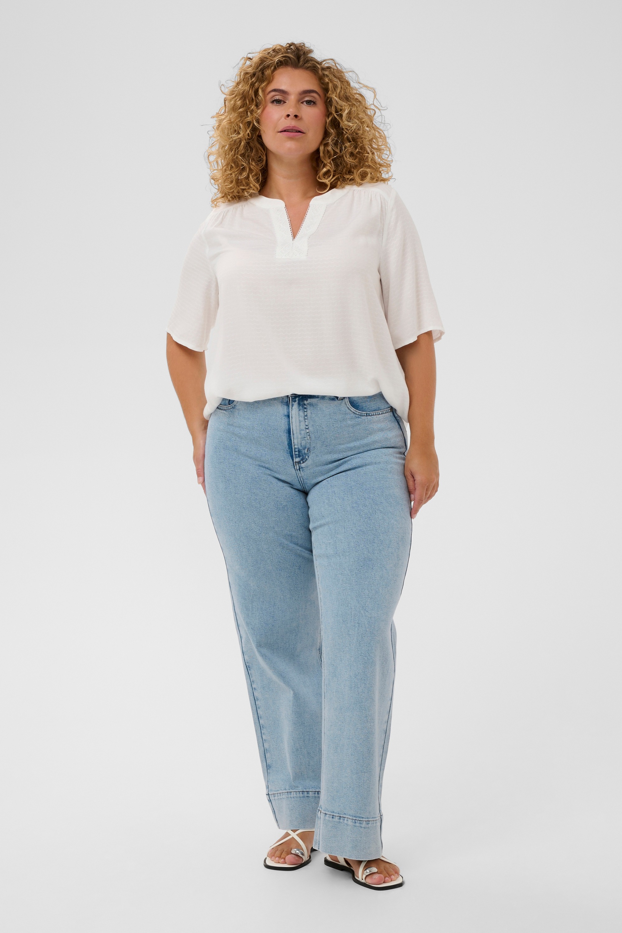 KAFFE Curve Regular-fit-Jeans »Damen Jeans KCmalia«