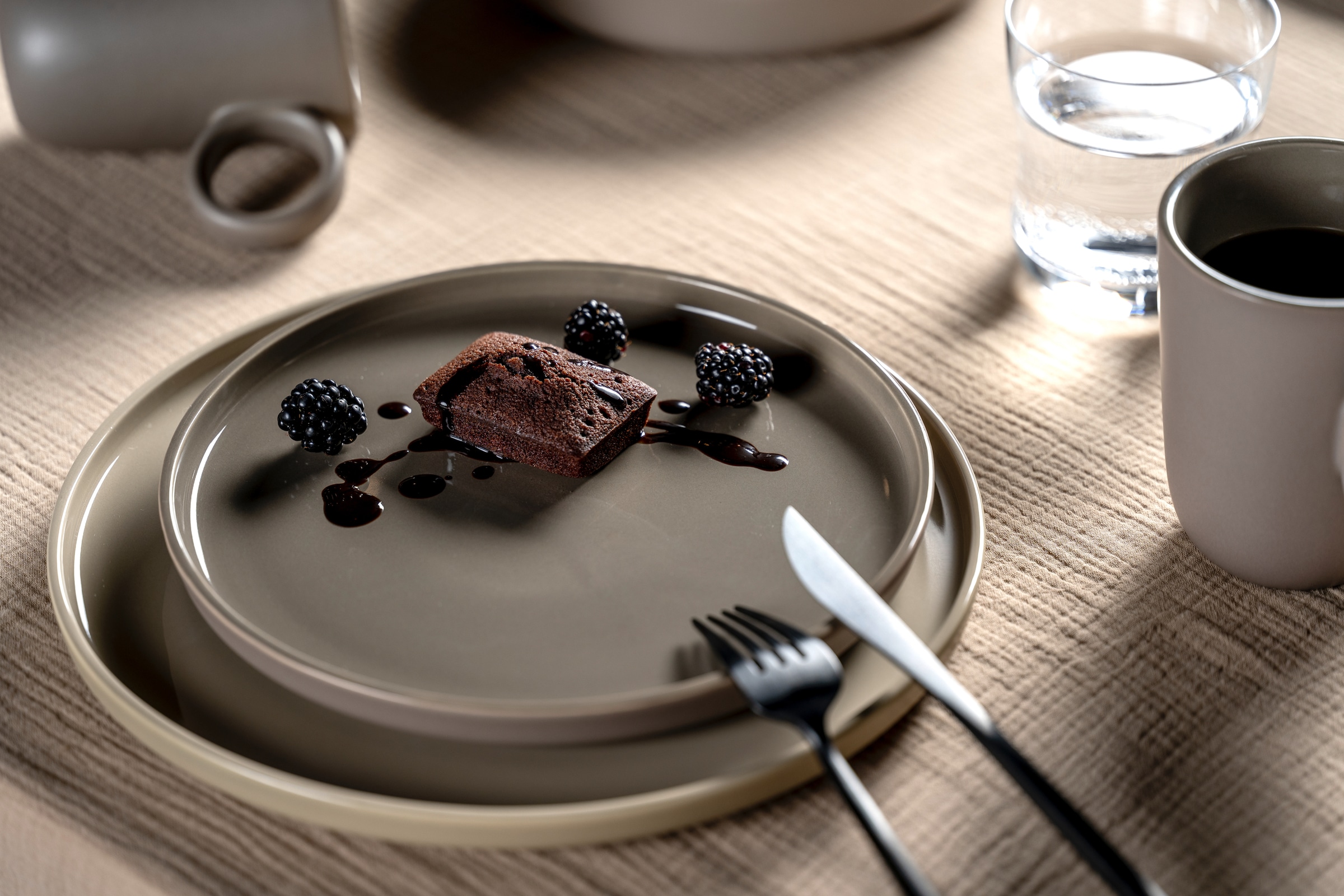 LEONARDO Teller-Set »Speiseteller ROMA, Keramikteller, ca. 27 cm, 6-teilig« Geschirr-Set, Service, spülmaschinengeeignet