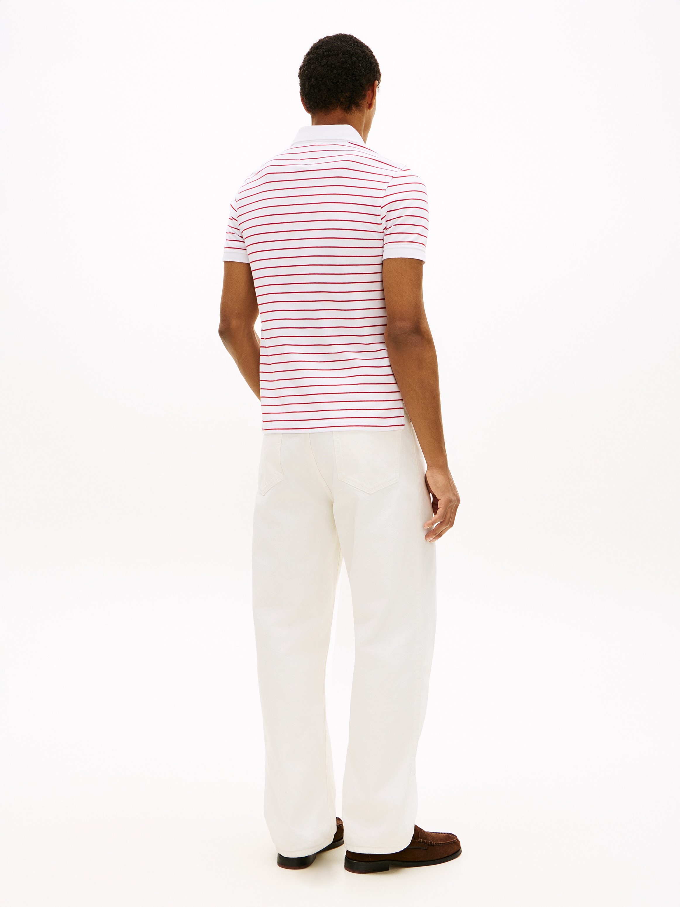 Tommy Hilfiger Poloshirt »1985 SLIM POLO« Markenstickerei, aus Baumwoll-Piqué
