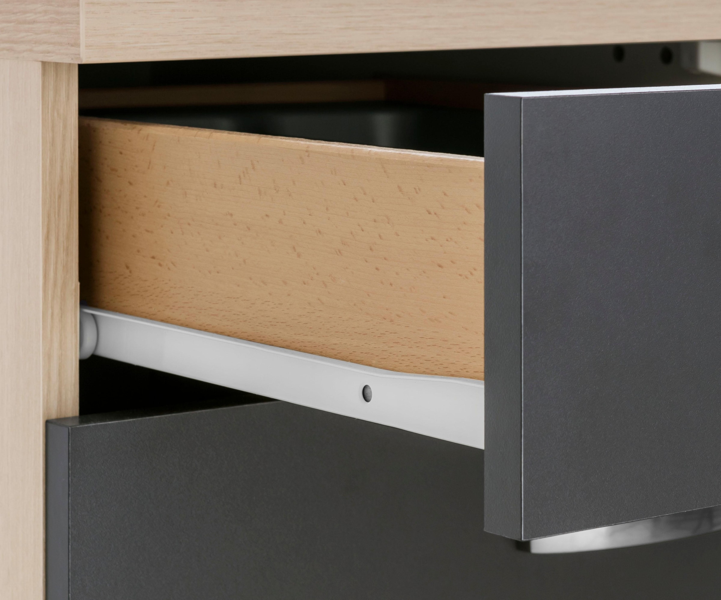 OPTIFIT Küchenzeile »Faro« Breite 270 cm, wahlweise mit E-Geräten, mit Arbeitsplatte