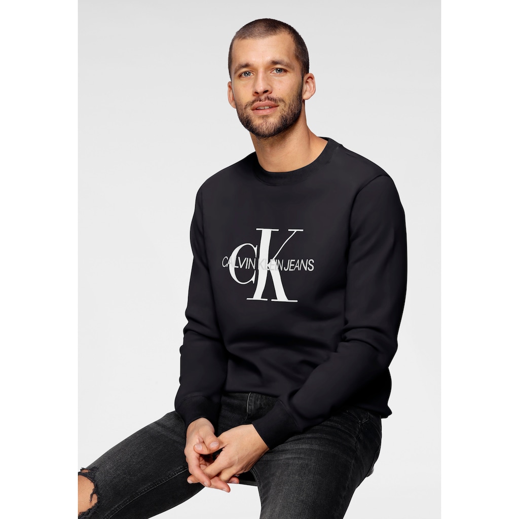 Calvin Klein Jeans Sweatshirt »ICONIC MONOGRAM CREWNECK«